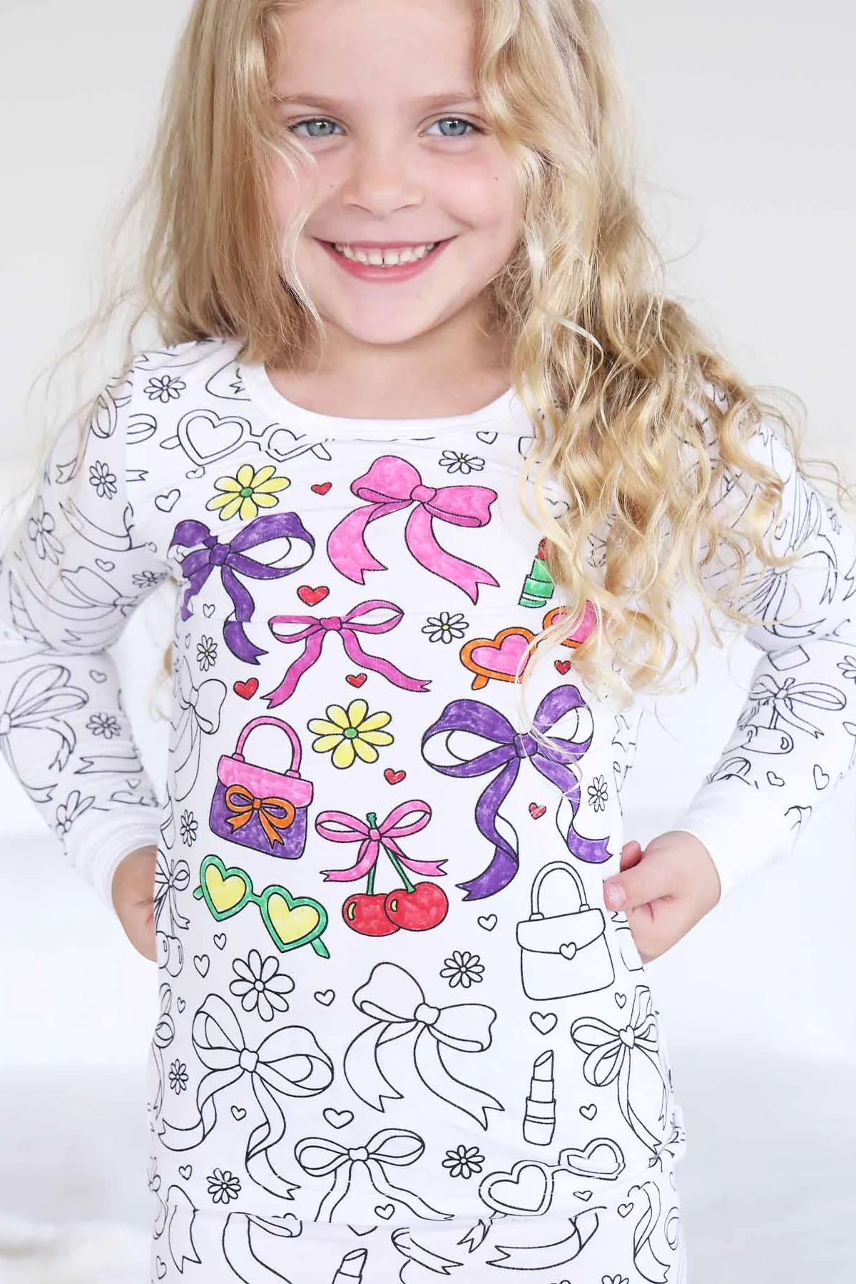 Colorable Two Piece Pajama Set | Material Girl - Image 3