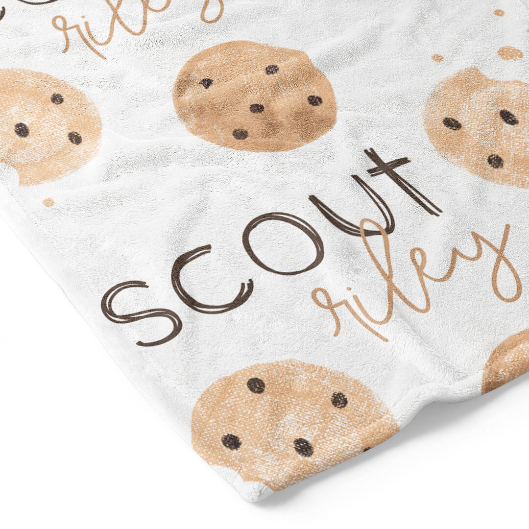 Cookie Crumble Personalized Toddler Blanket - Image 2
