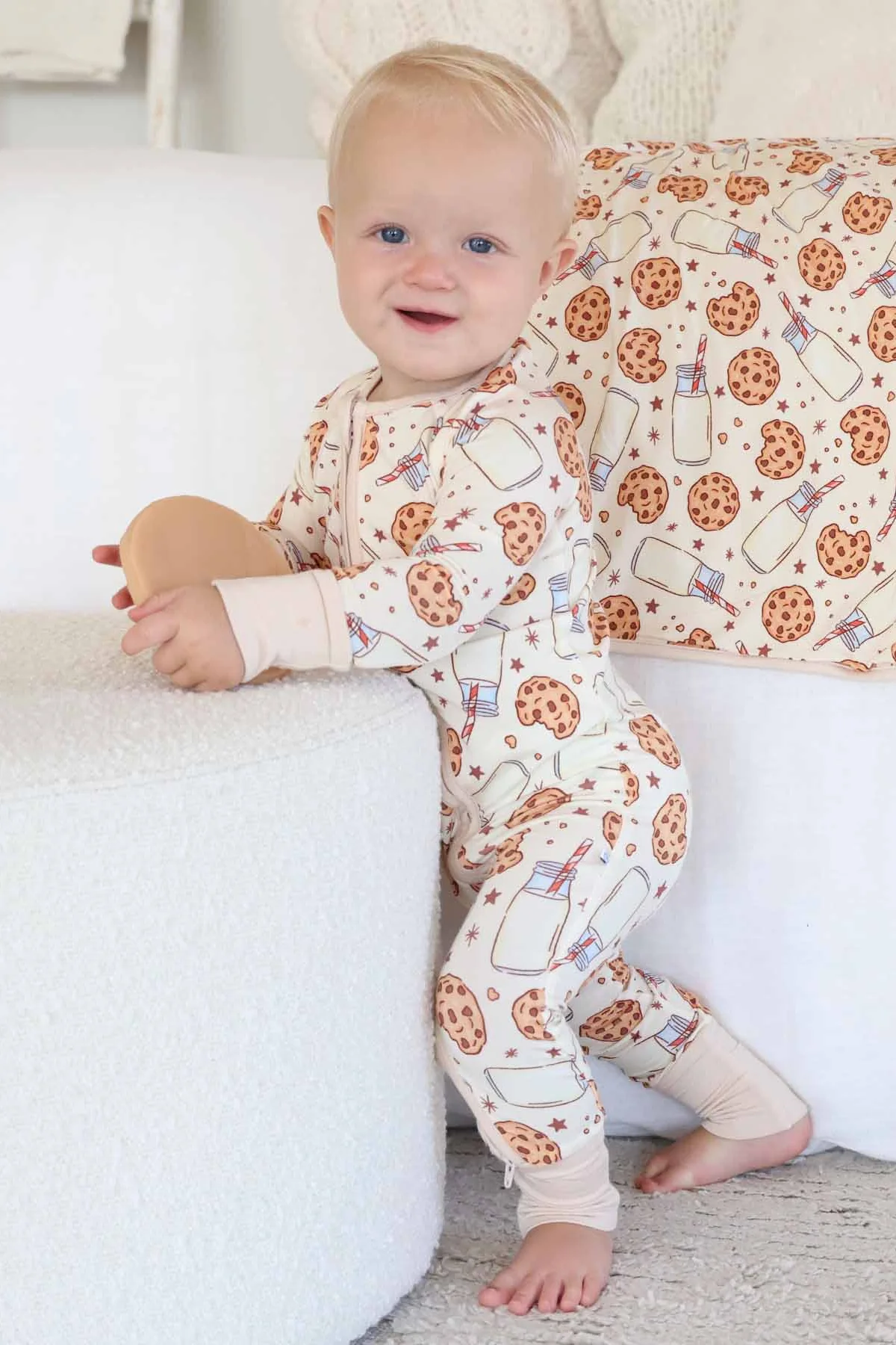 Cookie Cuddles Convertible Zip Romper - Image 4