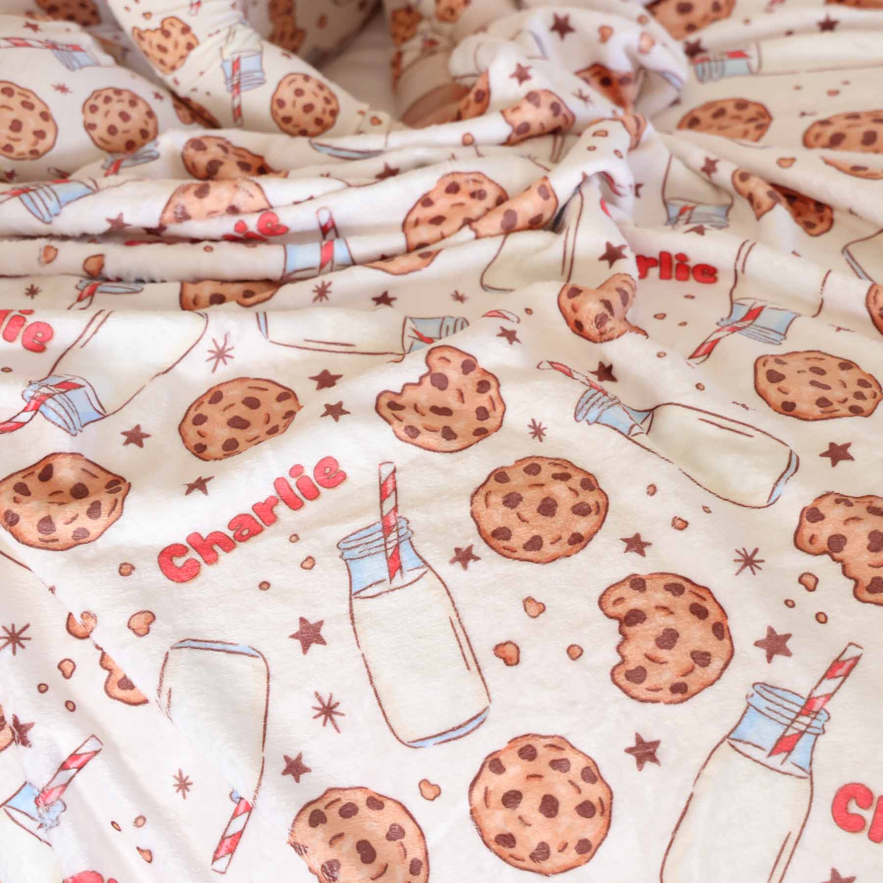 Cookie Cuddles Personalized Kids Blanket - Image 3