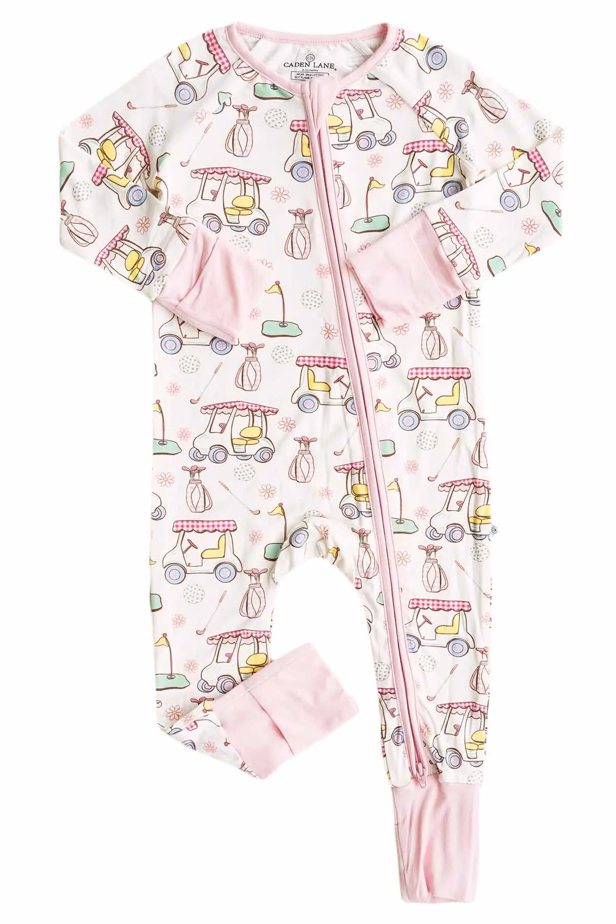 Country Club Cuties Convertible Zip Romper | Pink - Image 5