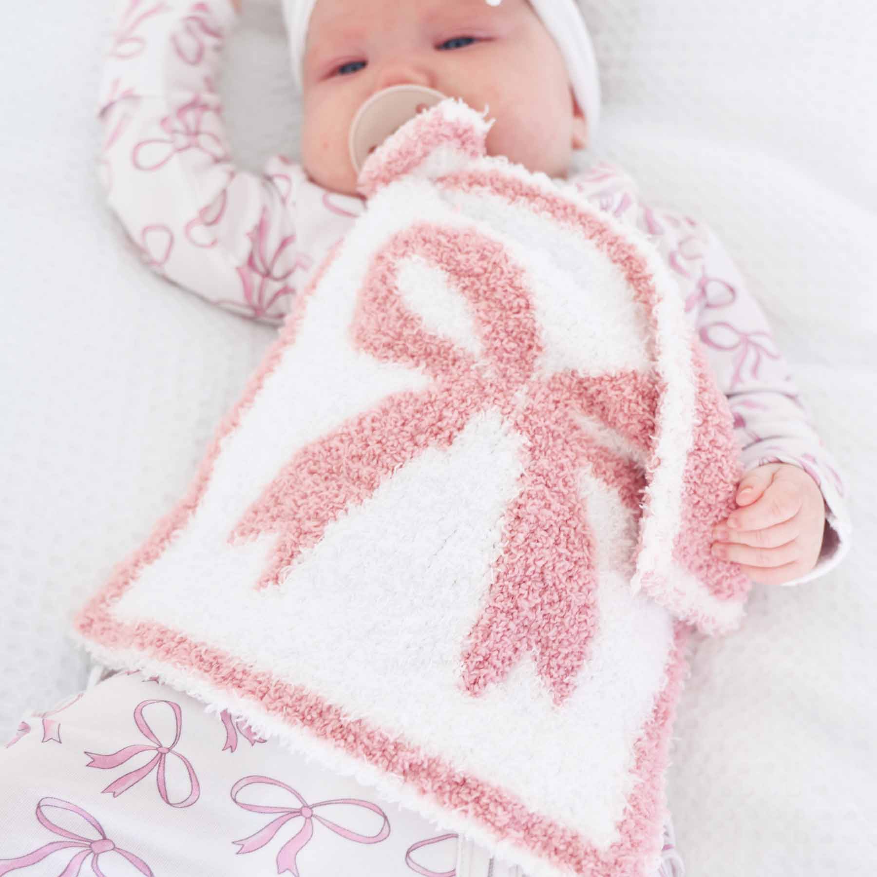 CuddleLane™ Luxe Lovey | Bows - Image 4