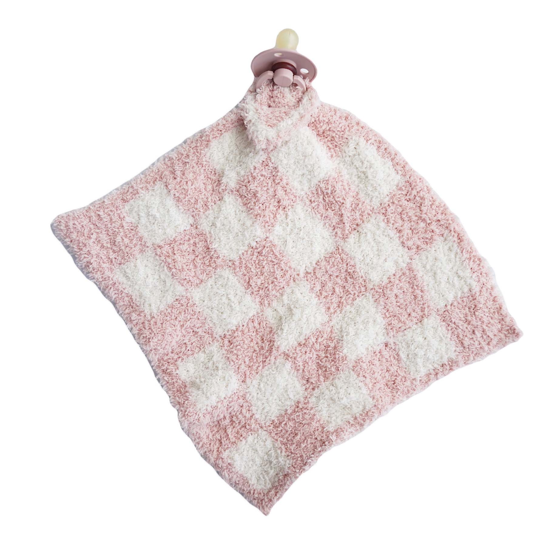 CuddleLane™ Luxe Lovey | Rose Check - Image 2