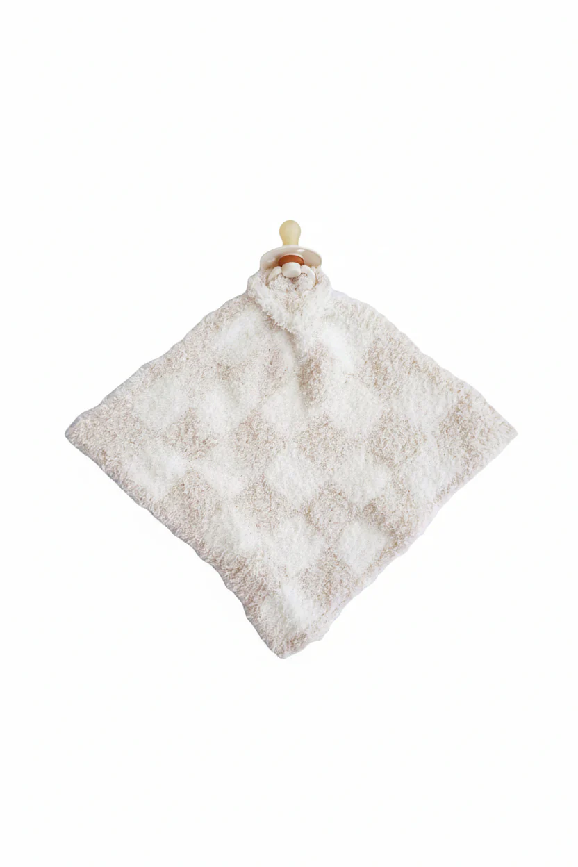 CuddleLane™ Luxe Lovey | Toffee Check