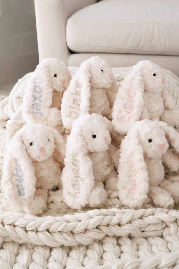 Embroidered Cuddle Plush Friends | Bentley Bunny