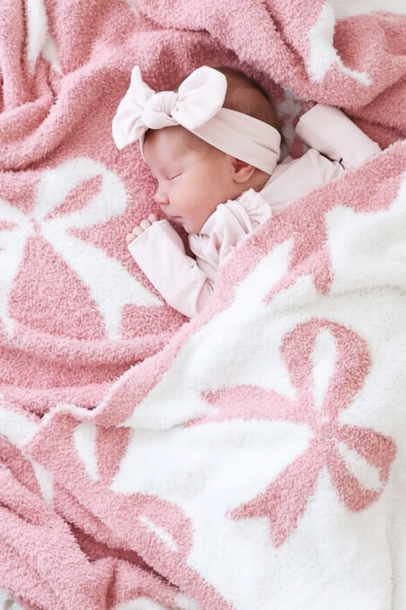 CuddleLane™ Luxe Blankets | Bows - Image 3