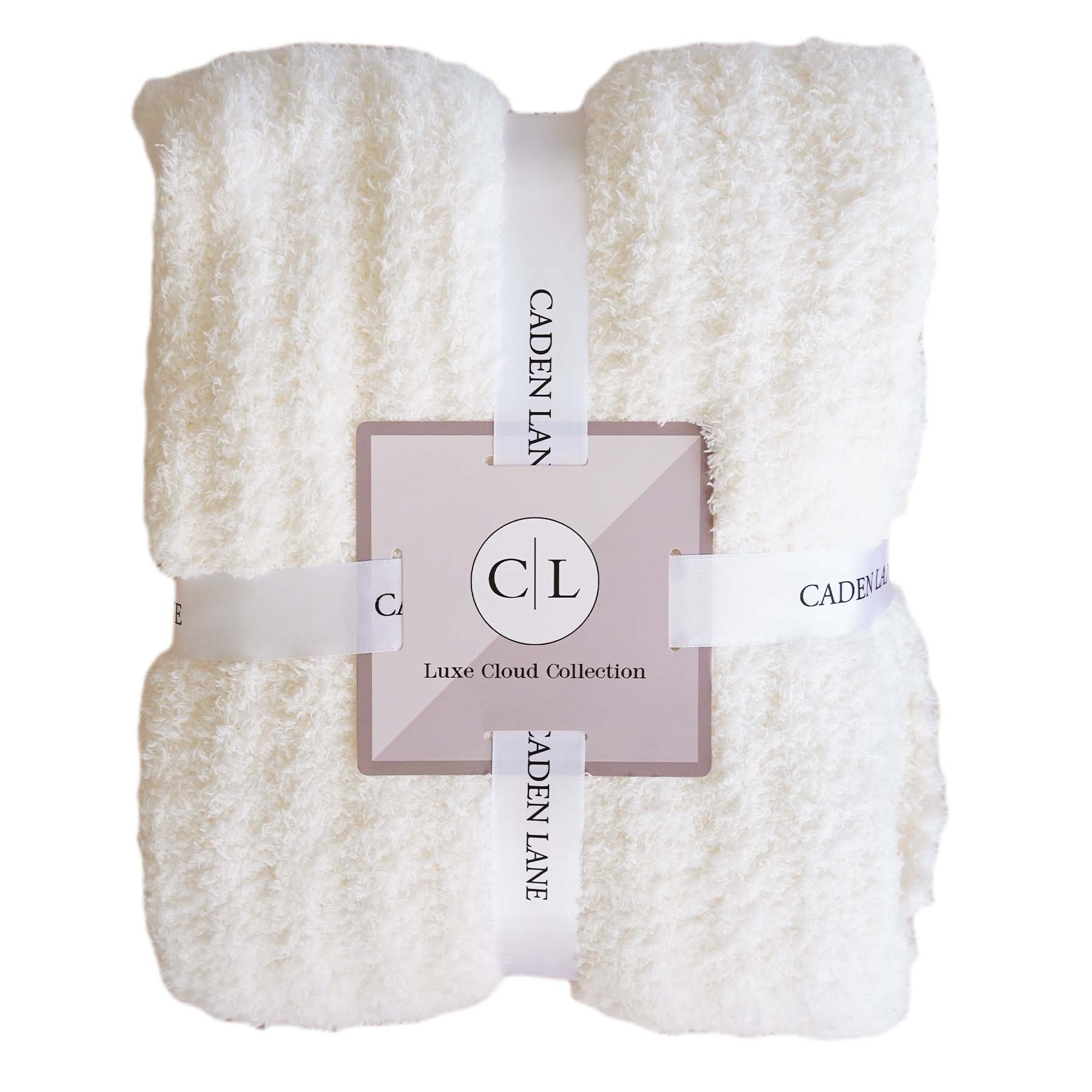 CuddleLane™ Luxe Blankets | Ivory - Image 2