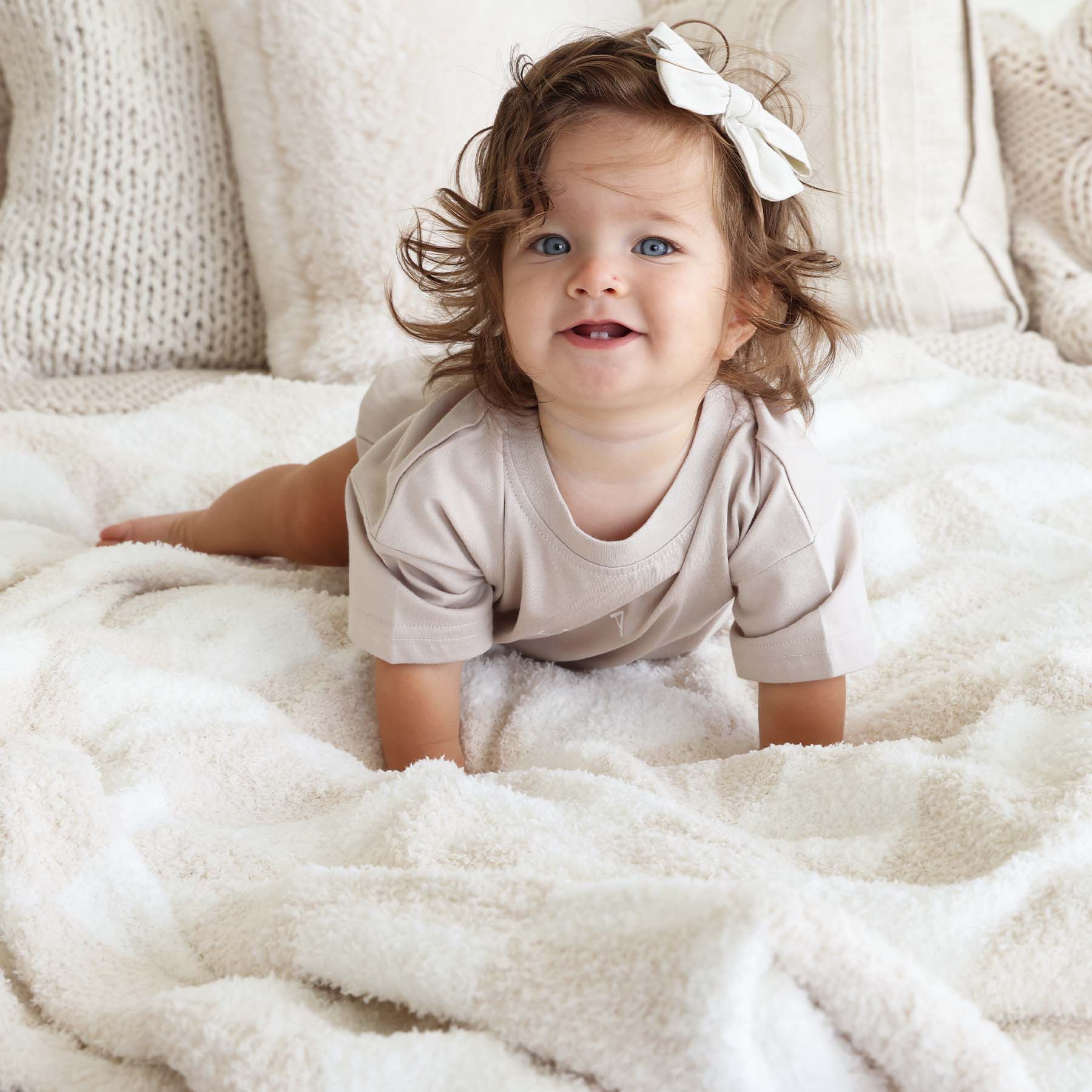 CuddleLane™ Luxe Blankets | Toffee Check - Image 6