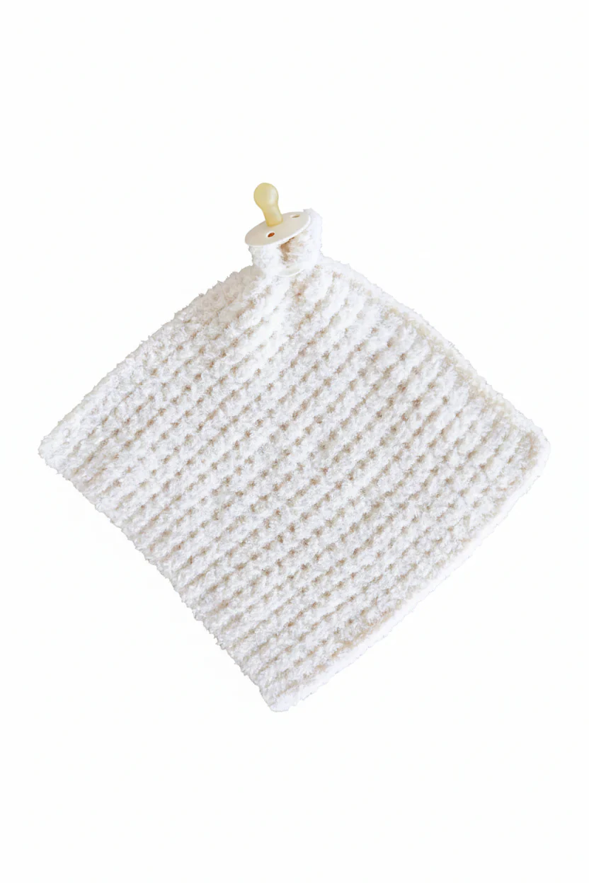CuddleLane™ Luxe Waffle Lovey | Whisper