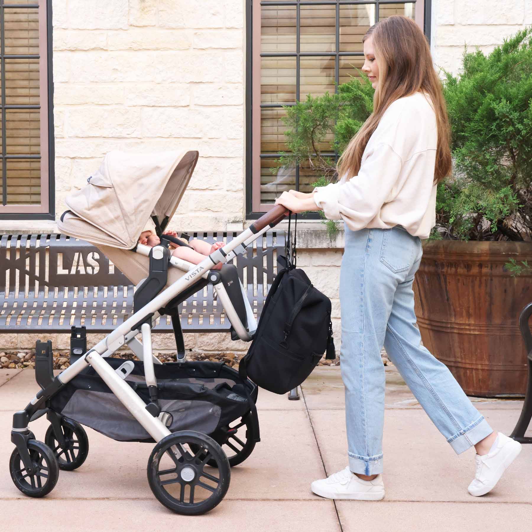 Diaper Bag Stroller Straps | Black - Image 3