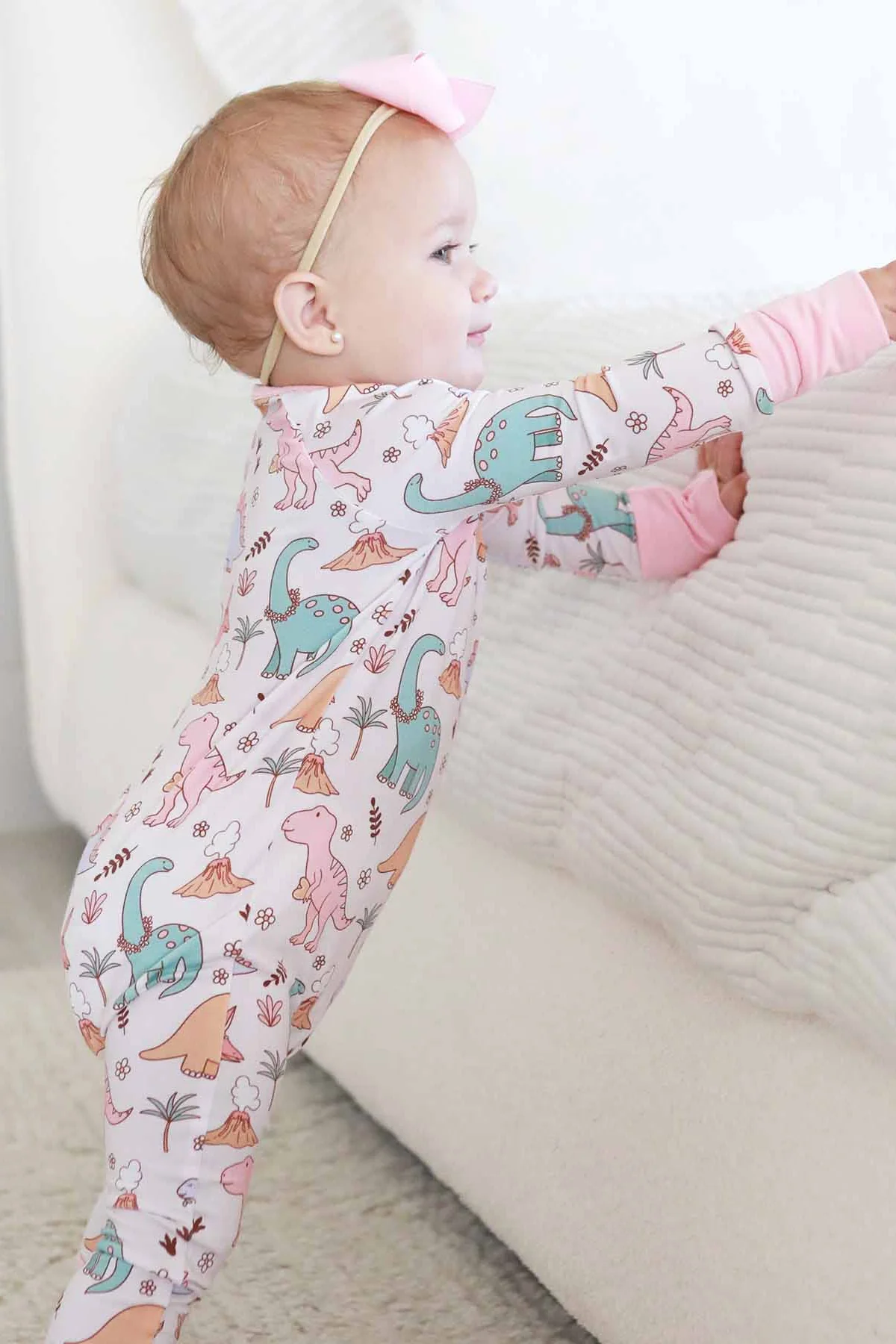 Dolly's Dinos Convertible Zip Romper - Image 4