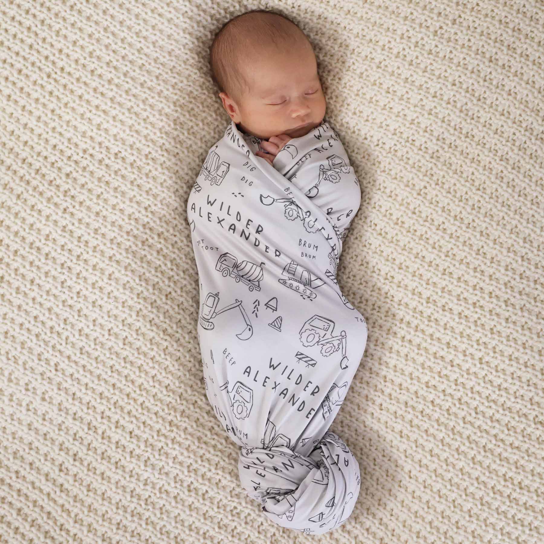 Doodle Dozers Personalized Swaddle Blanket - Image 4