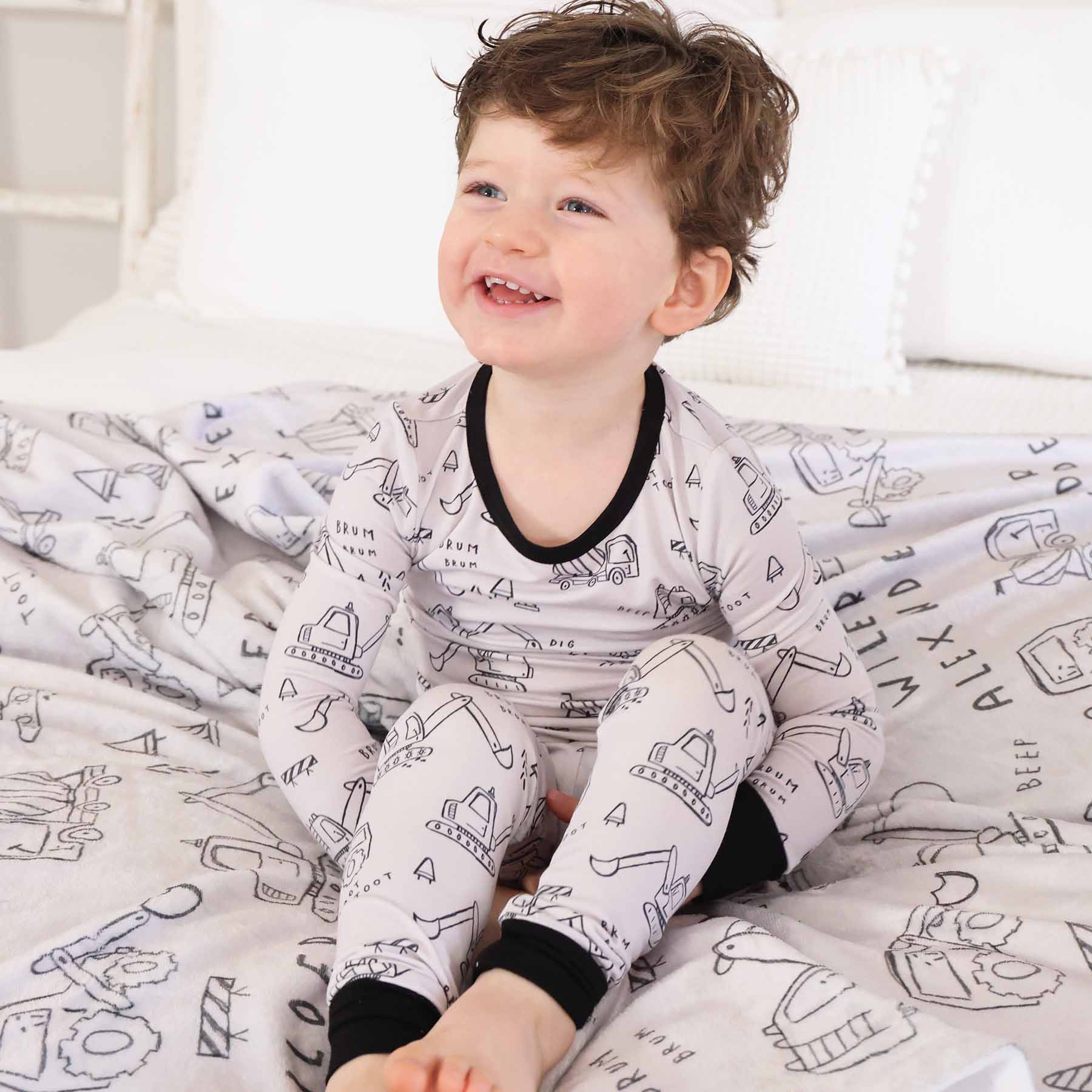Doodle Dozers Two Piece Pajama Set - Image 4