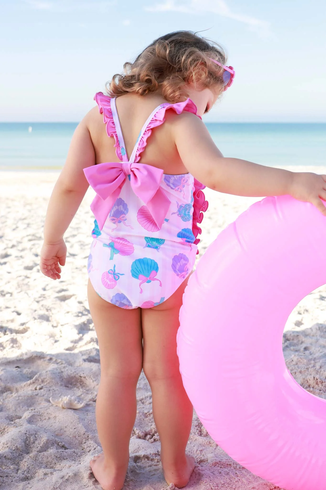 Double Ruffle Bow Back One Piece | Seaside Sweetie - Image 13