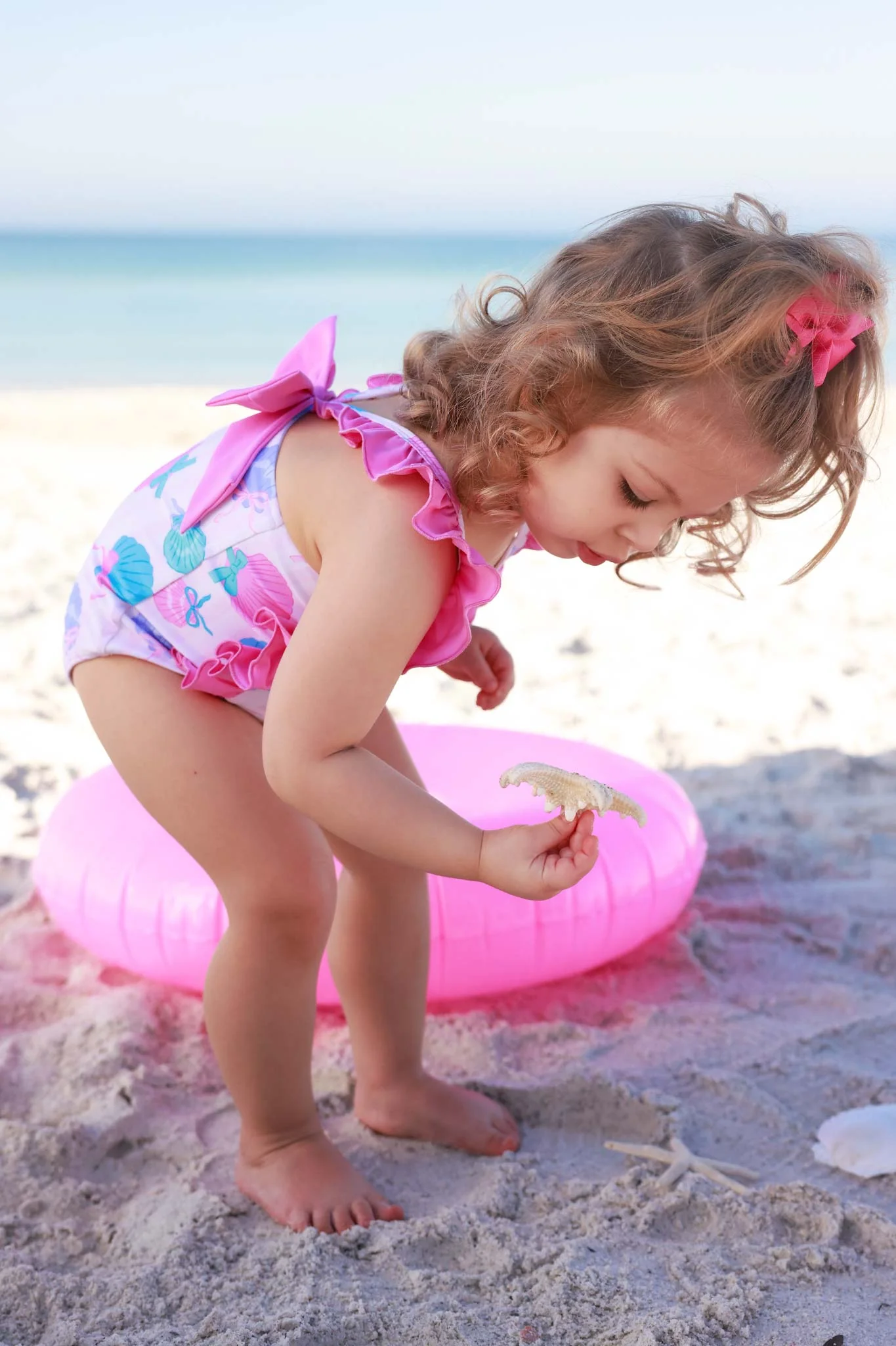 Double Ruffle Bow Back One Piece | Seaside Sweetie - Image 4