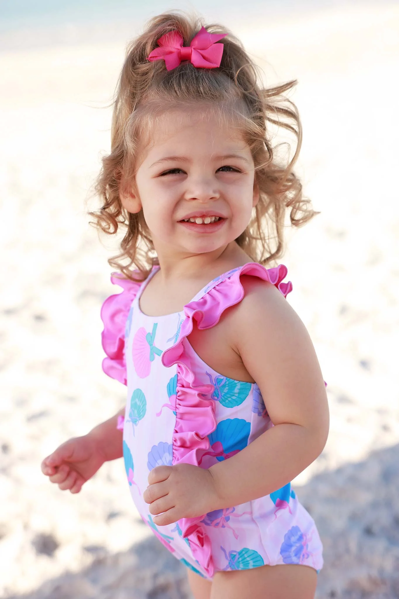 Double Ruffle Bow Back One Piece | Seaside Sweetie - Image 8