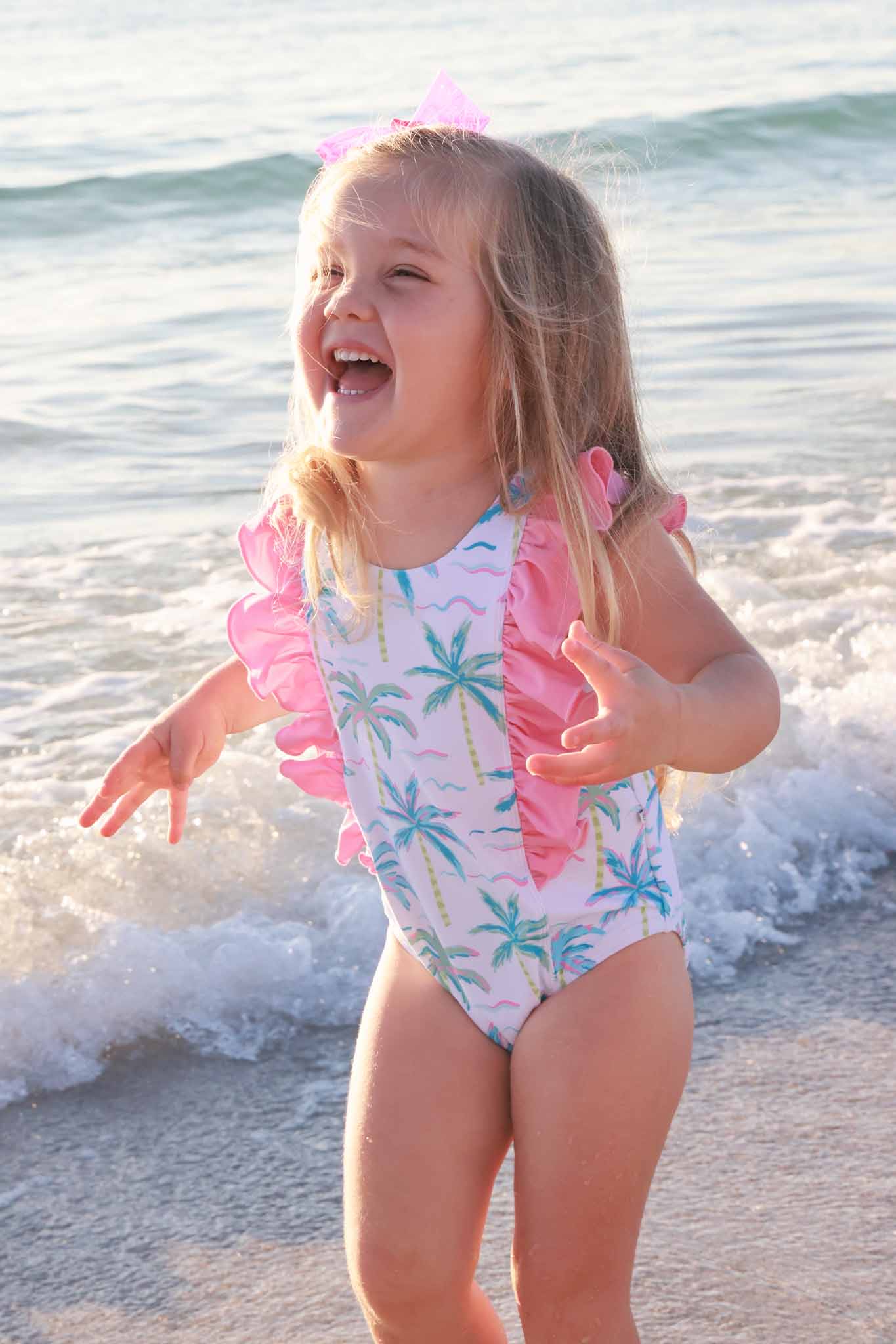 Double Ruffle One Piece | Blue Lagoon - Image 14