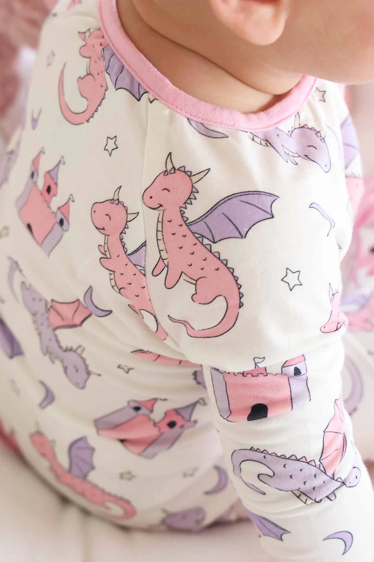 Dragon Adventure Convertible Zip Romper | Pink - Image 8