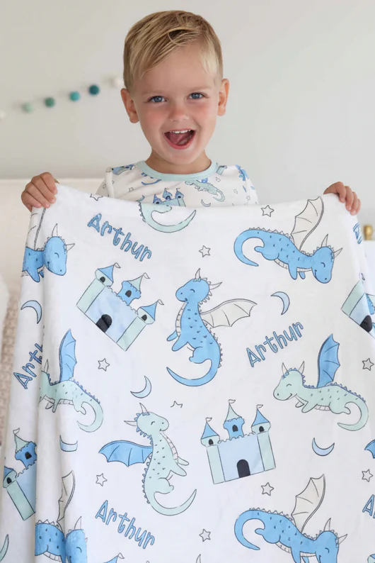 Personalized Themed Blankets for Boys - Image 136