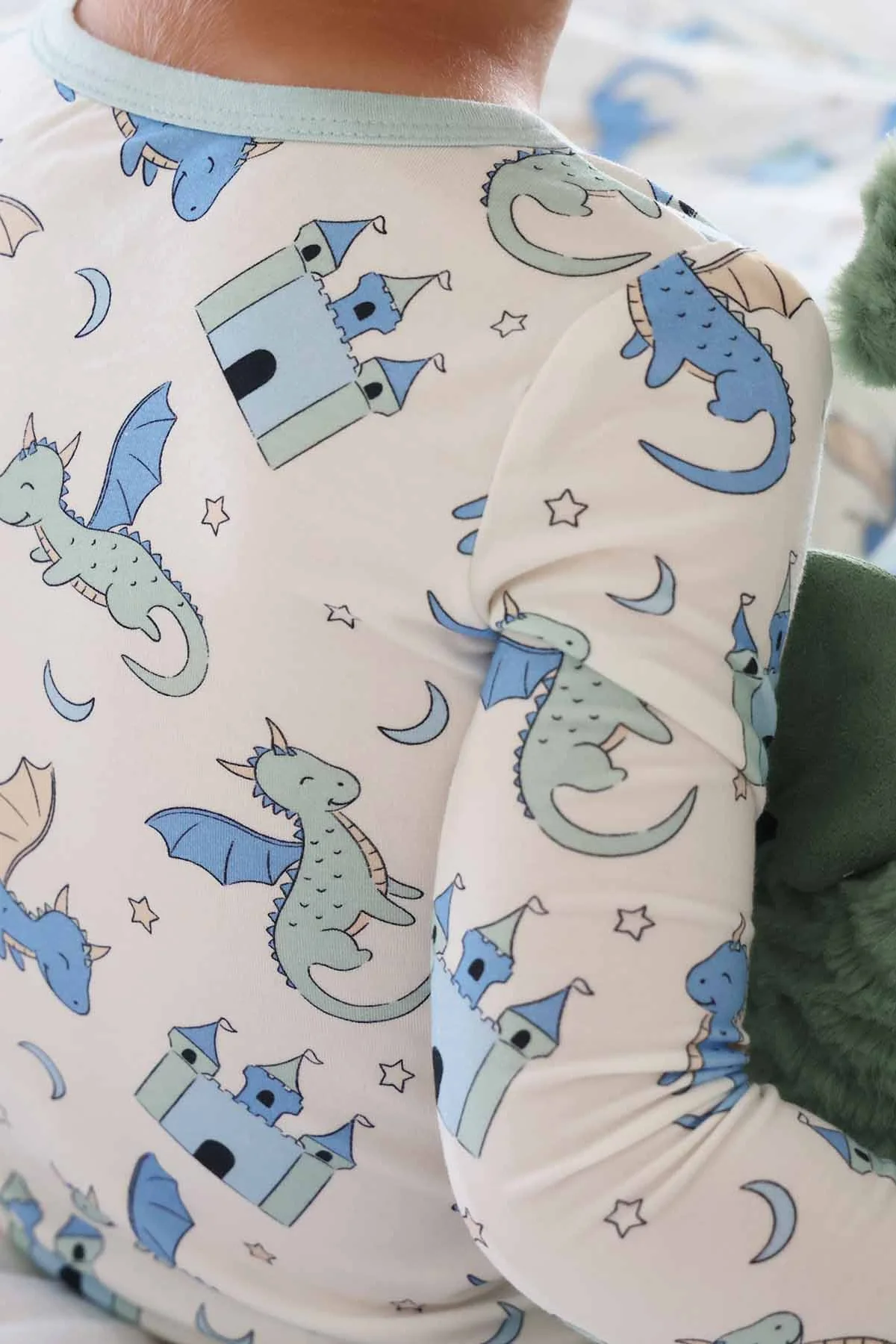 Dragon Adventure Two Piece Pajama Set | Blue - Image 11