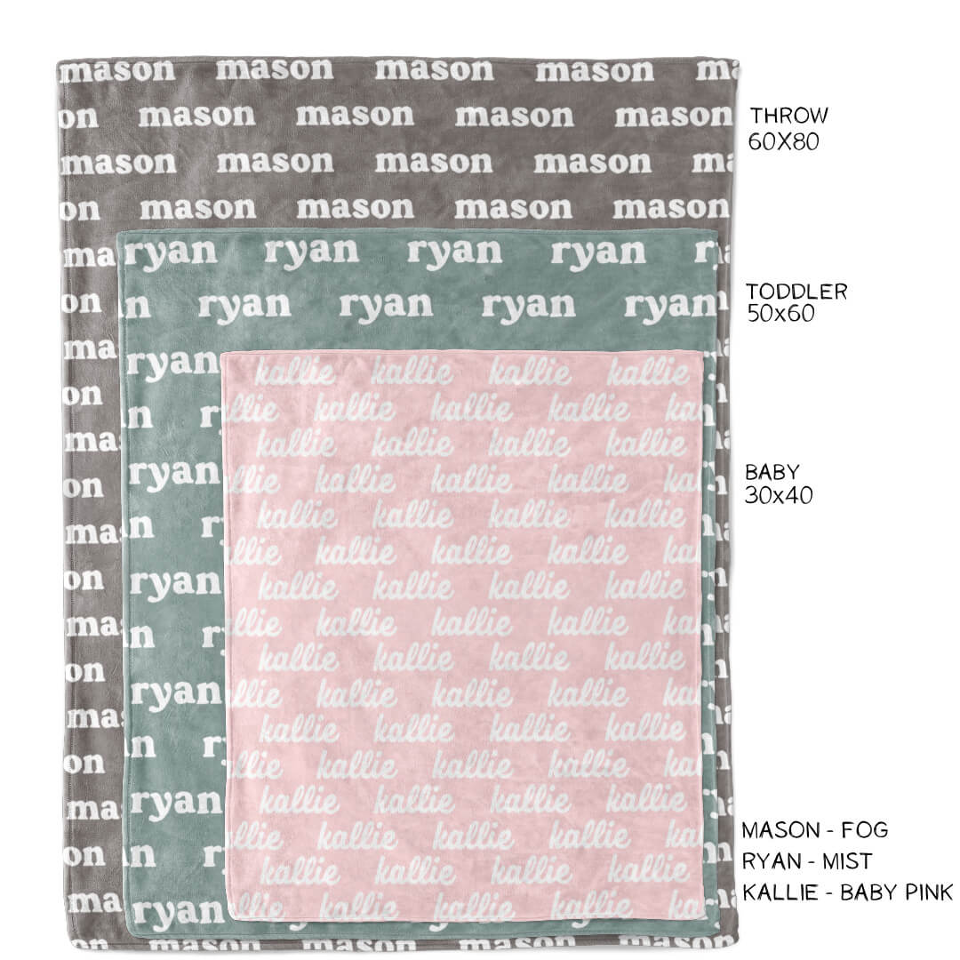 Earthy Tones Personalized Color Blanket - Image 6