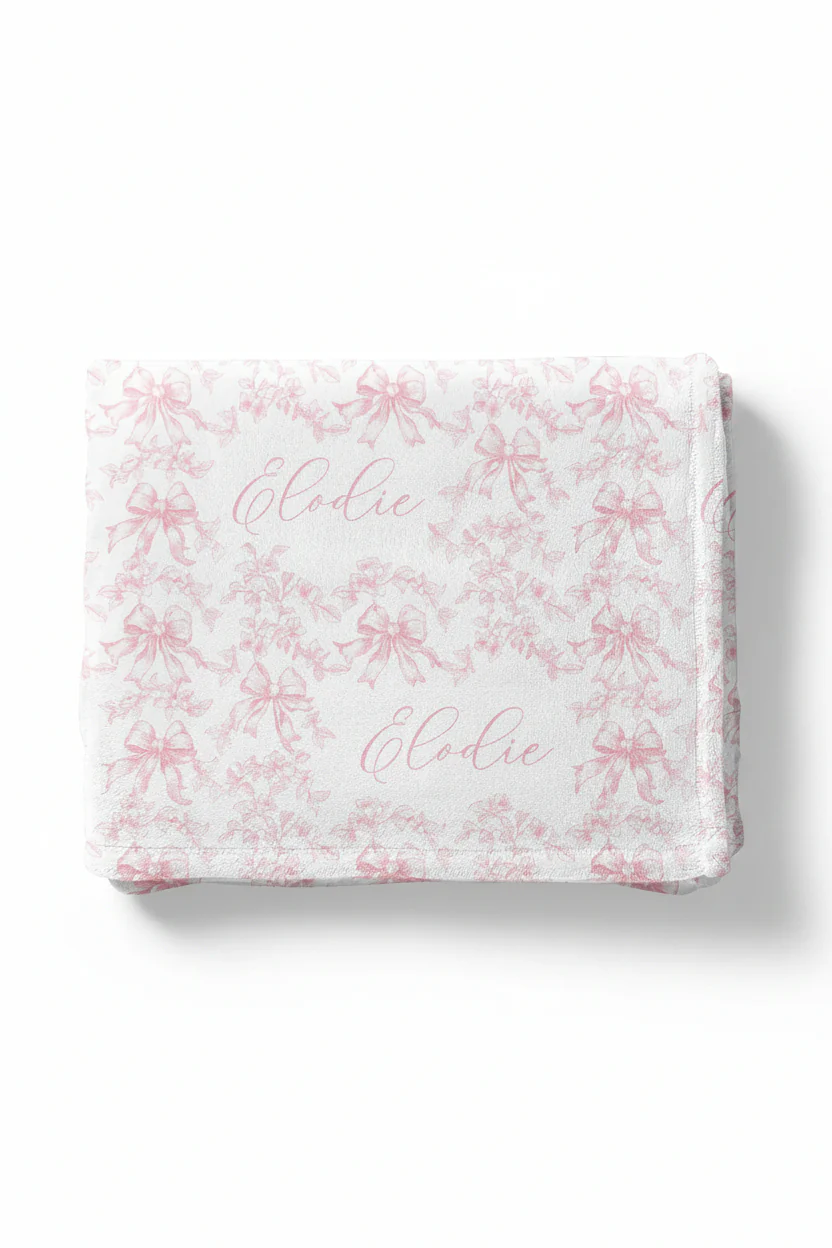 Fancy Frills Personalized Kids Blanket - Image 2