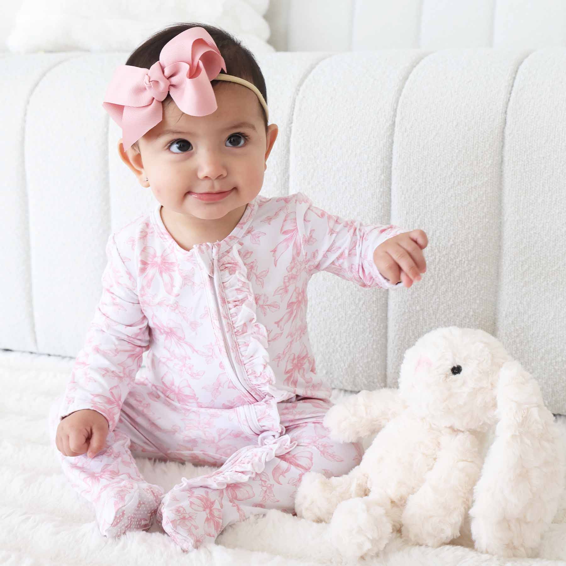 Fancy Frills Ruffle Zipper Footie - Image 12