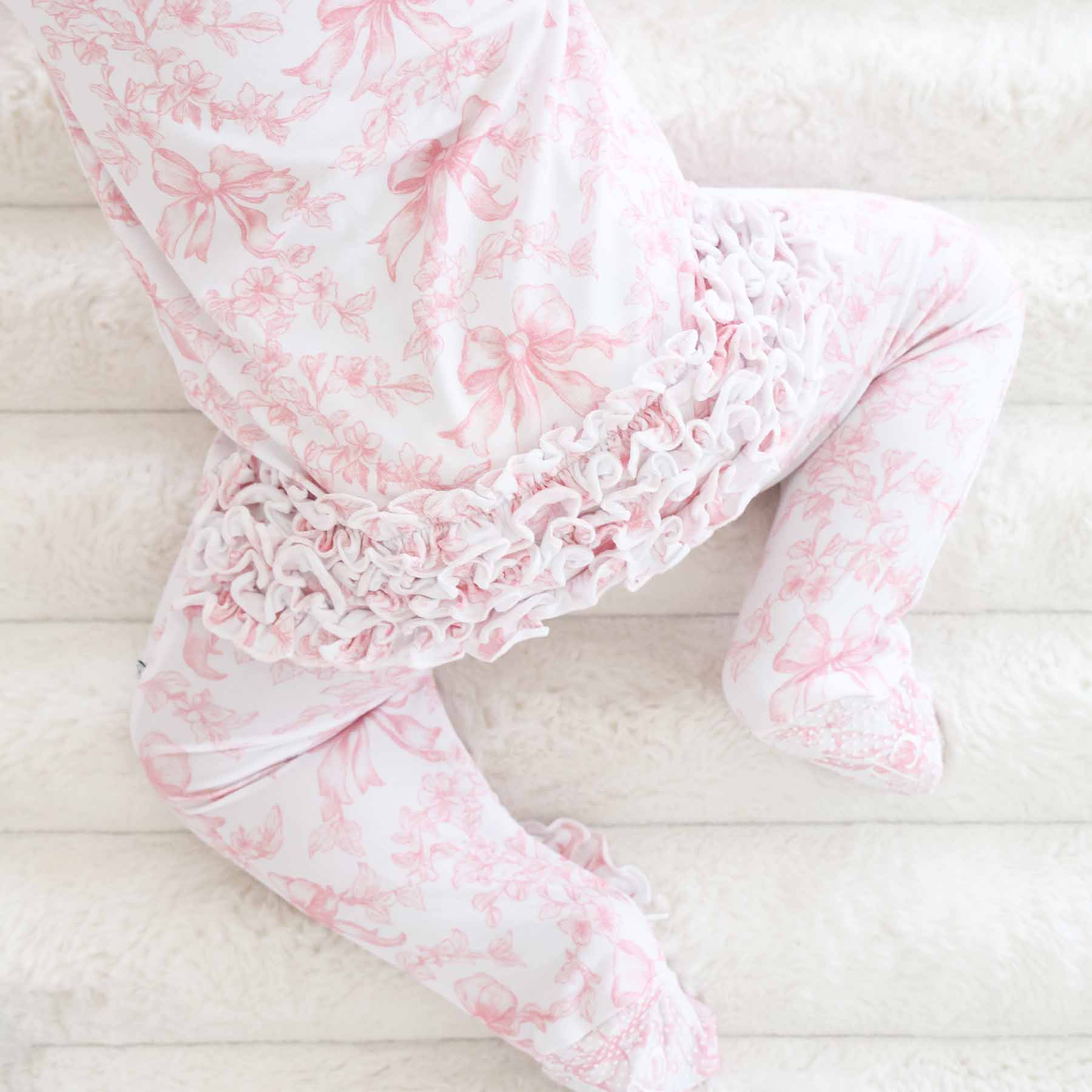 Fancy Frills Ruffle Zipper Footie - Image 9