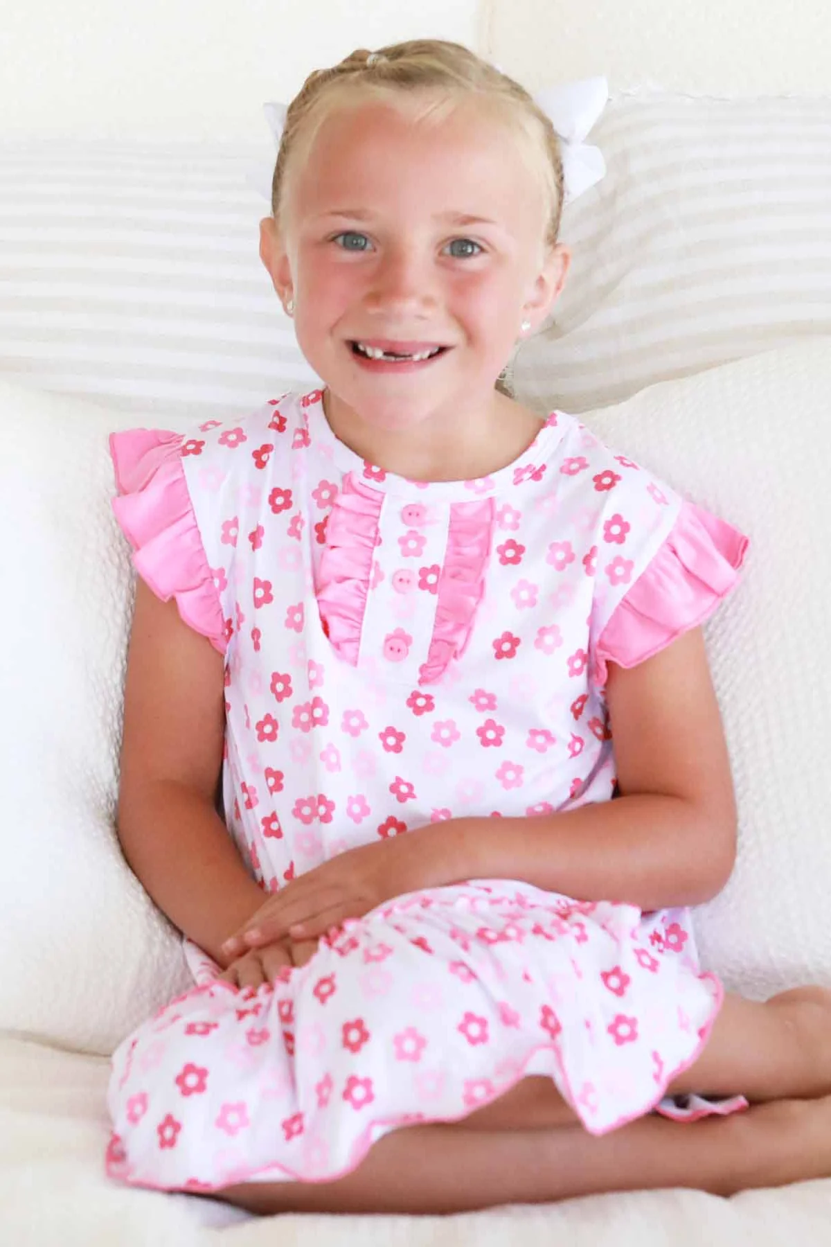Flutter Sleeve Nightgown | Daisy Mae - Image 3