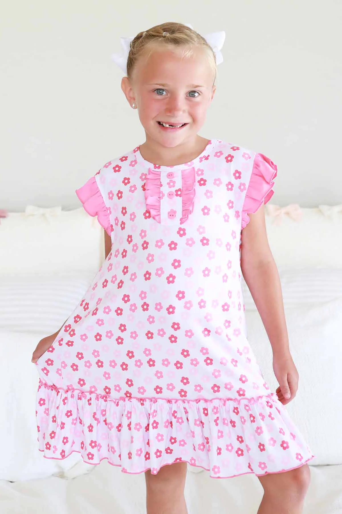 Flutter Sleeve Nightgown | Daisy Mae - Image 4