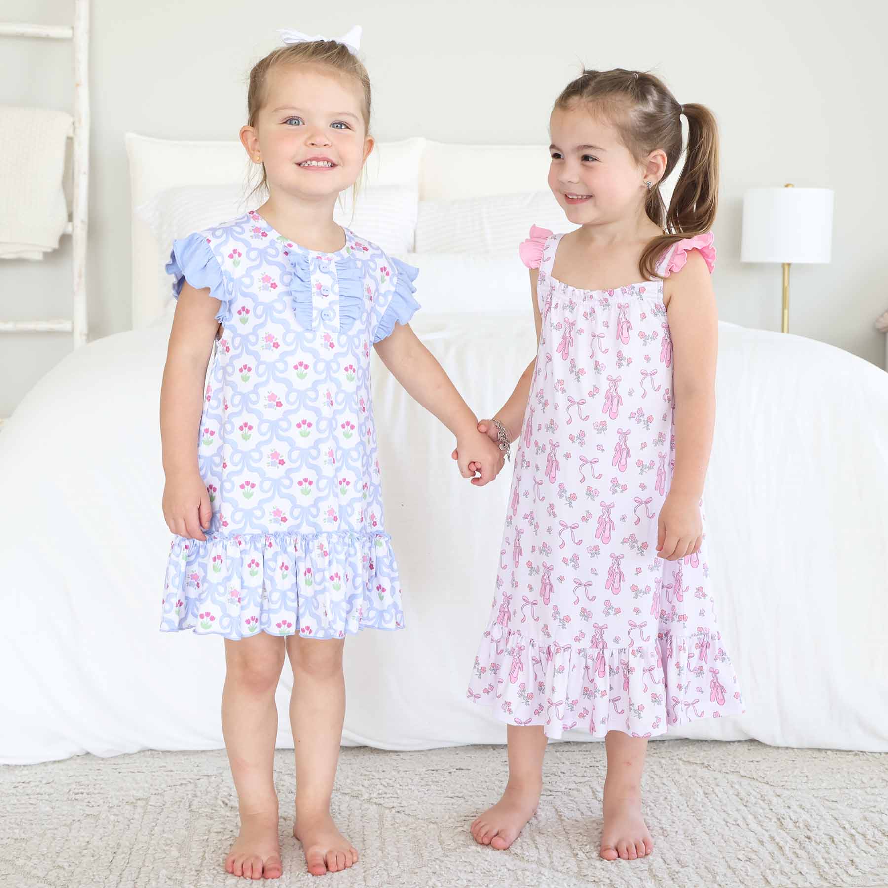 Flutter Sleeve Nightgown | Tied In Tulips - Image 12