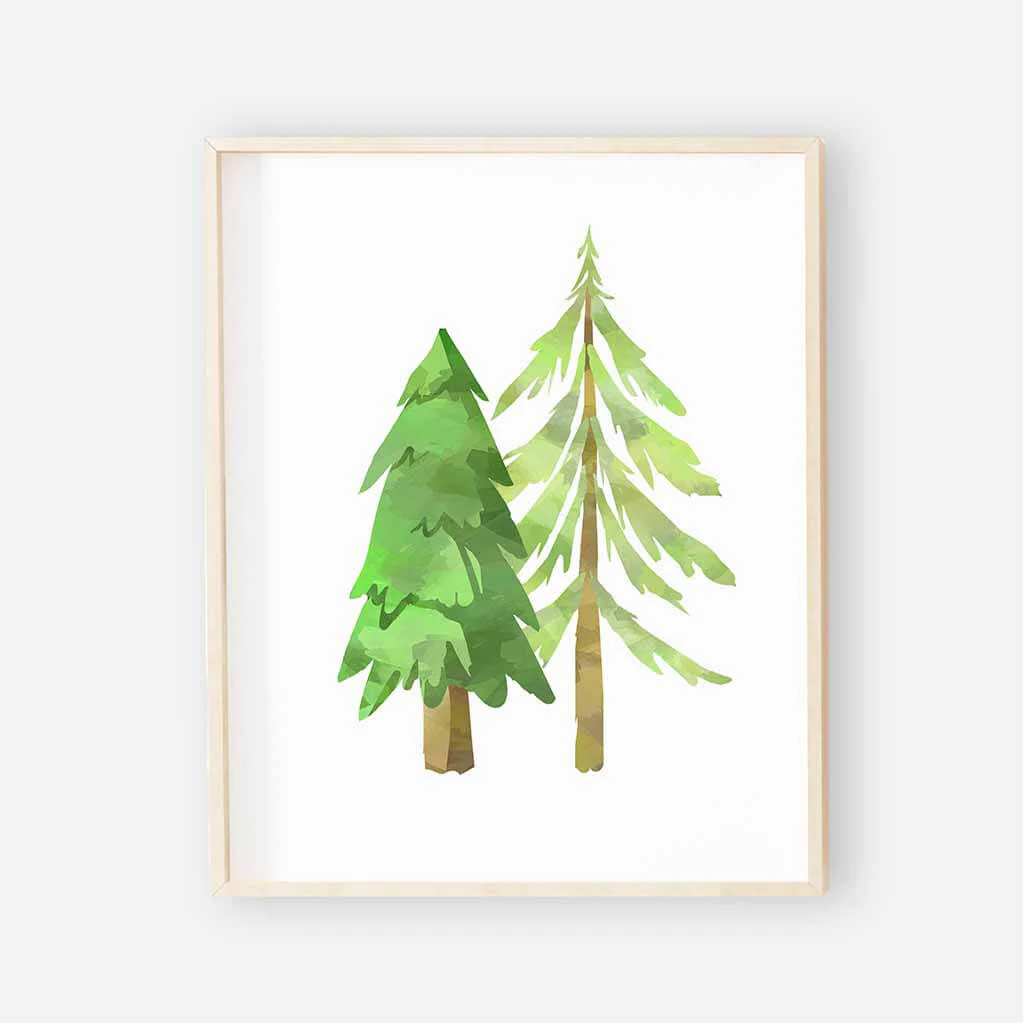 Forest Trees Digital Nursery Art Group - Image 4