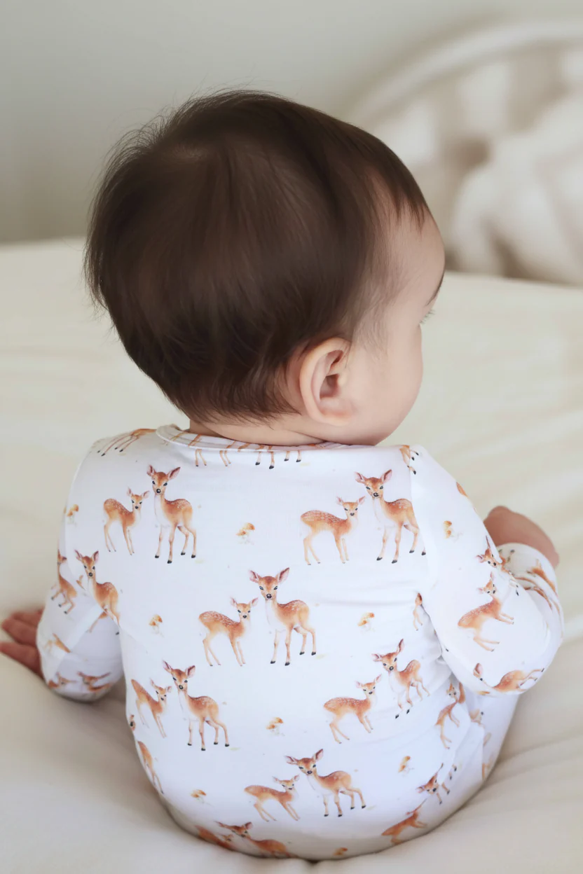 Friendly Fawns Zipper Footie - Image 3