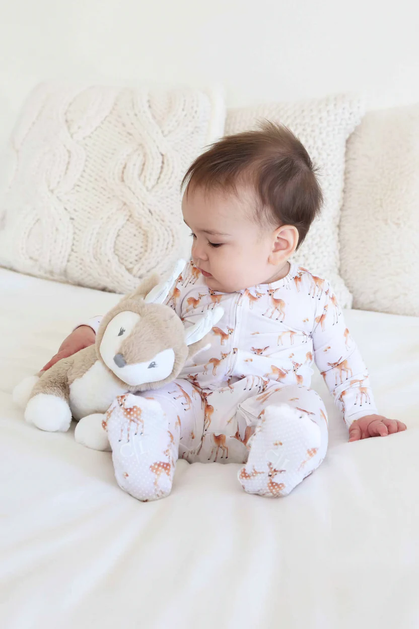 Friendly Fawns Zipper Footie - Image 9