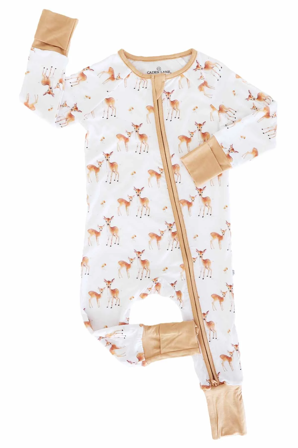 Friendly Fawns Convertible Zip Romper - Image 2