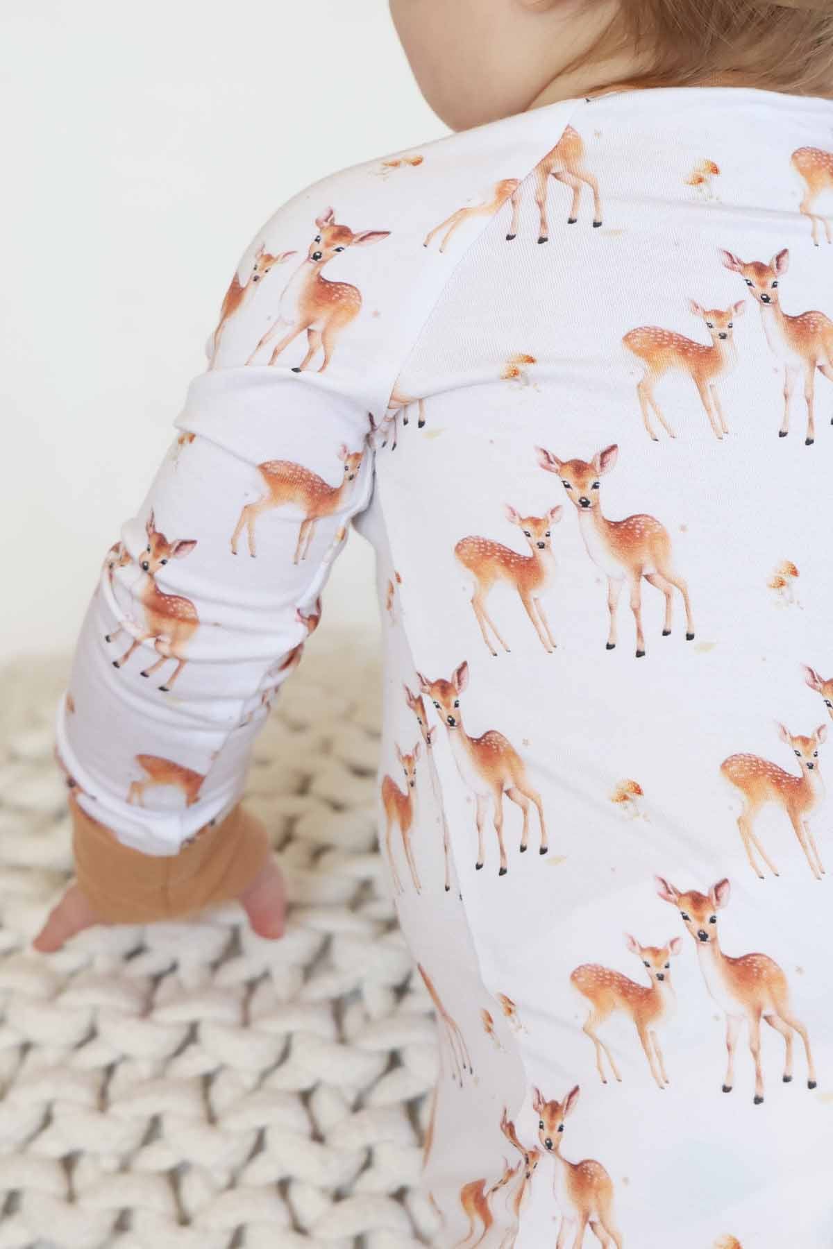 Friendly Fawns Convertible Zip Romper - Image 3