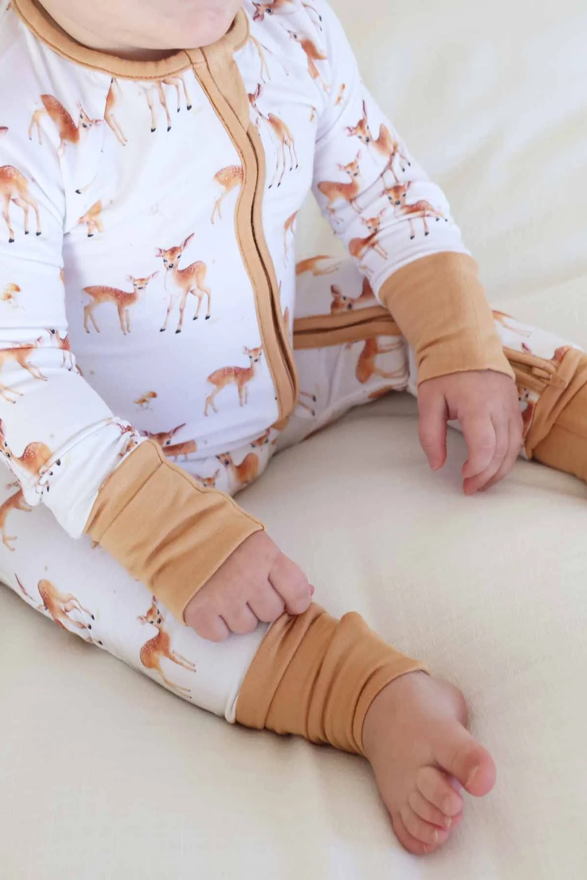Friendly Fawns Convertible Zip Romper - Image 6