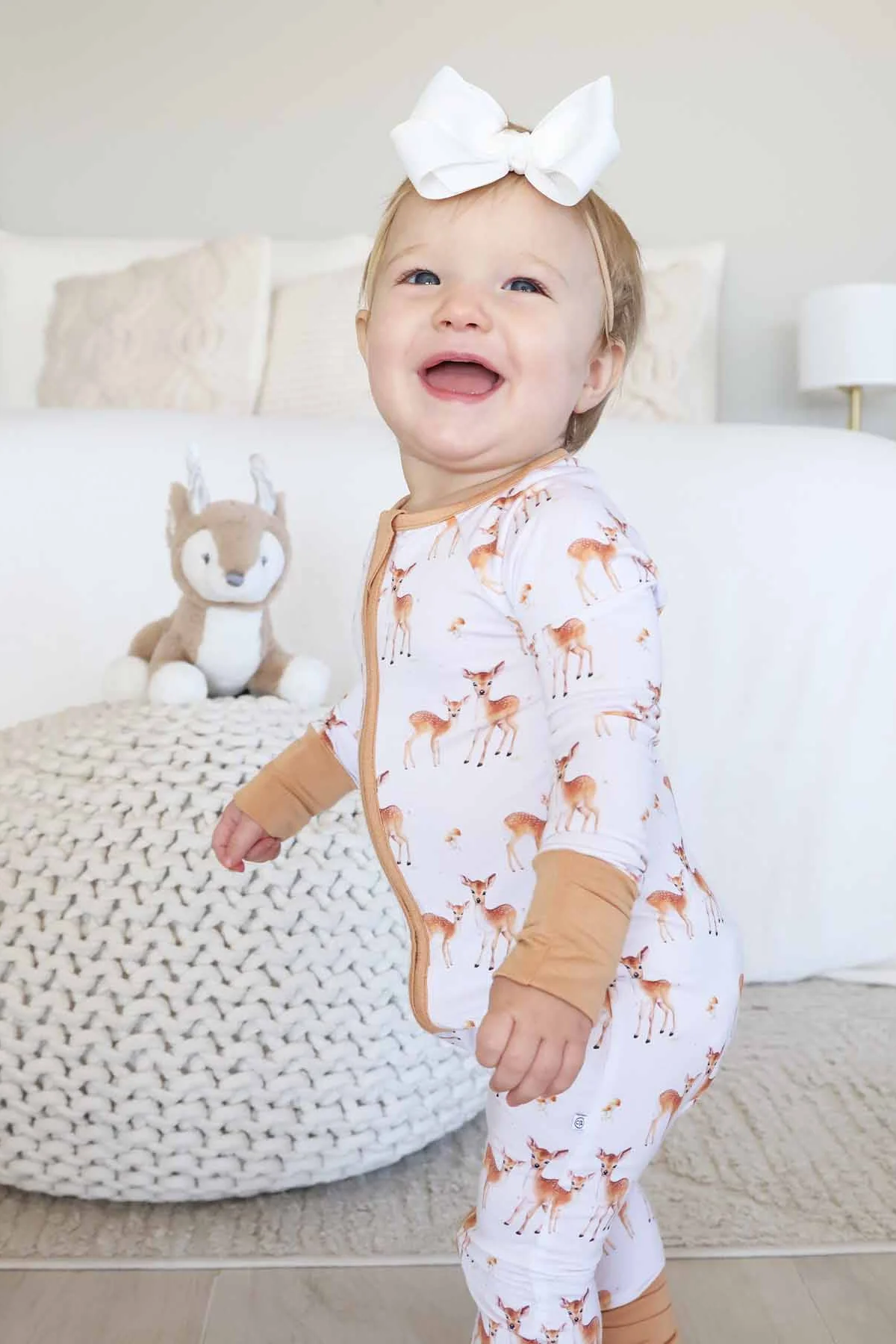 Friendly Fawns Convertible Zip Romper - Image 7