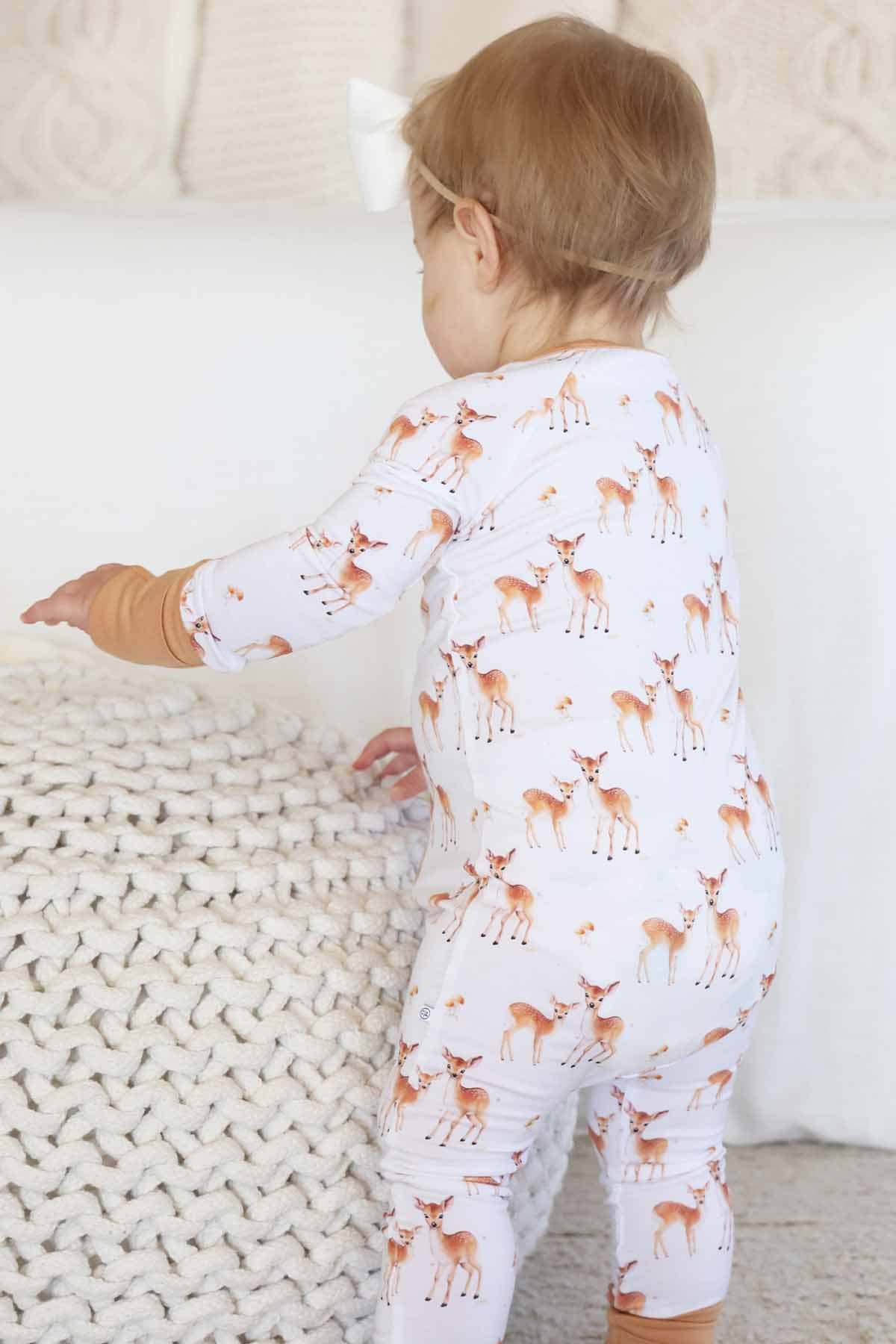 Friendly Fawns Convertible Zip Romper - Image 8