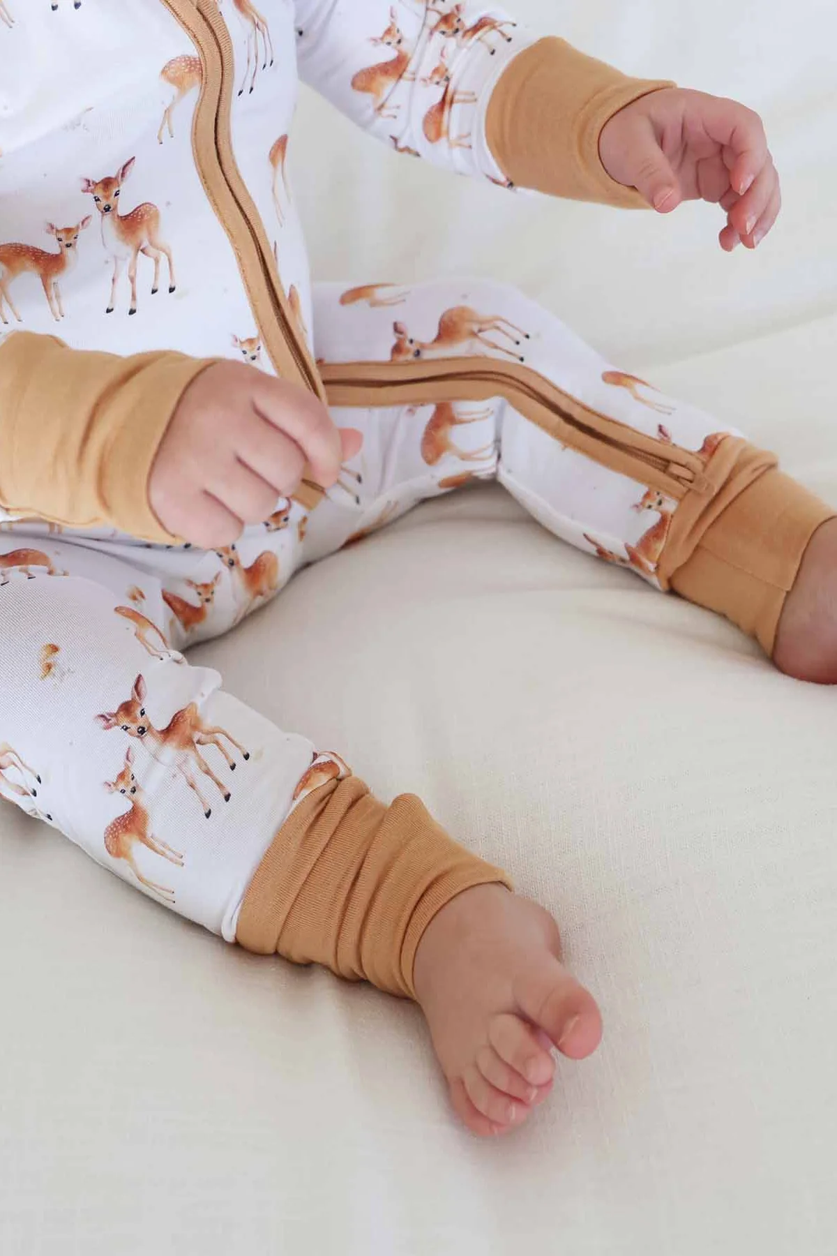 Friendly Fawns Convertible Zip Romper - Image 9