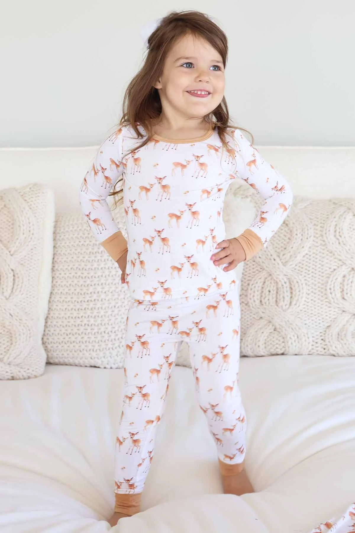 Friendly Fawns Two Piece Pajama Set - Image 13