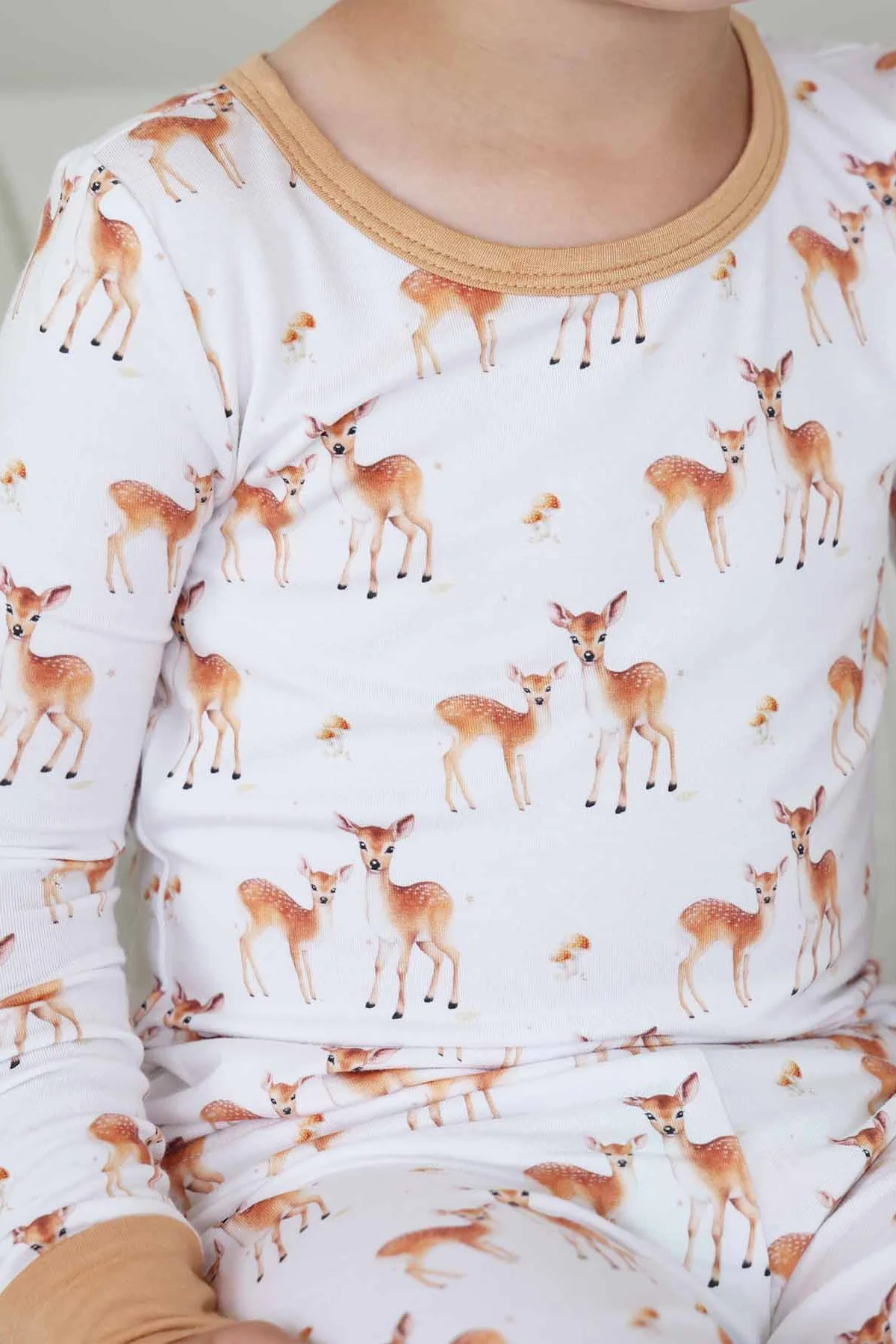 Friendly Fawns Two Piece Pajama Set - Image 4