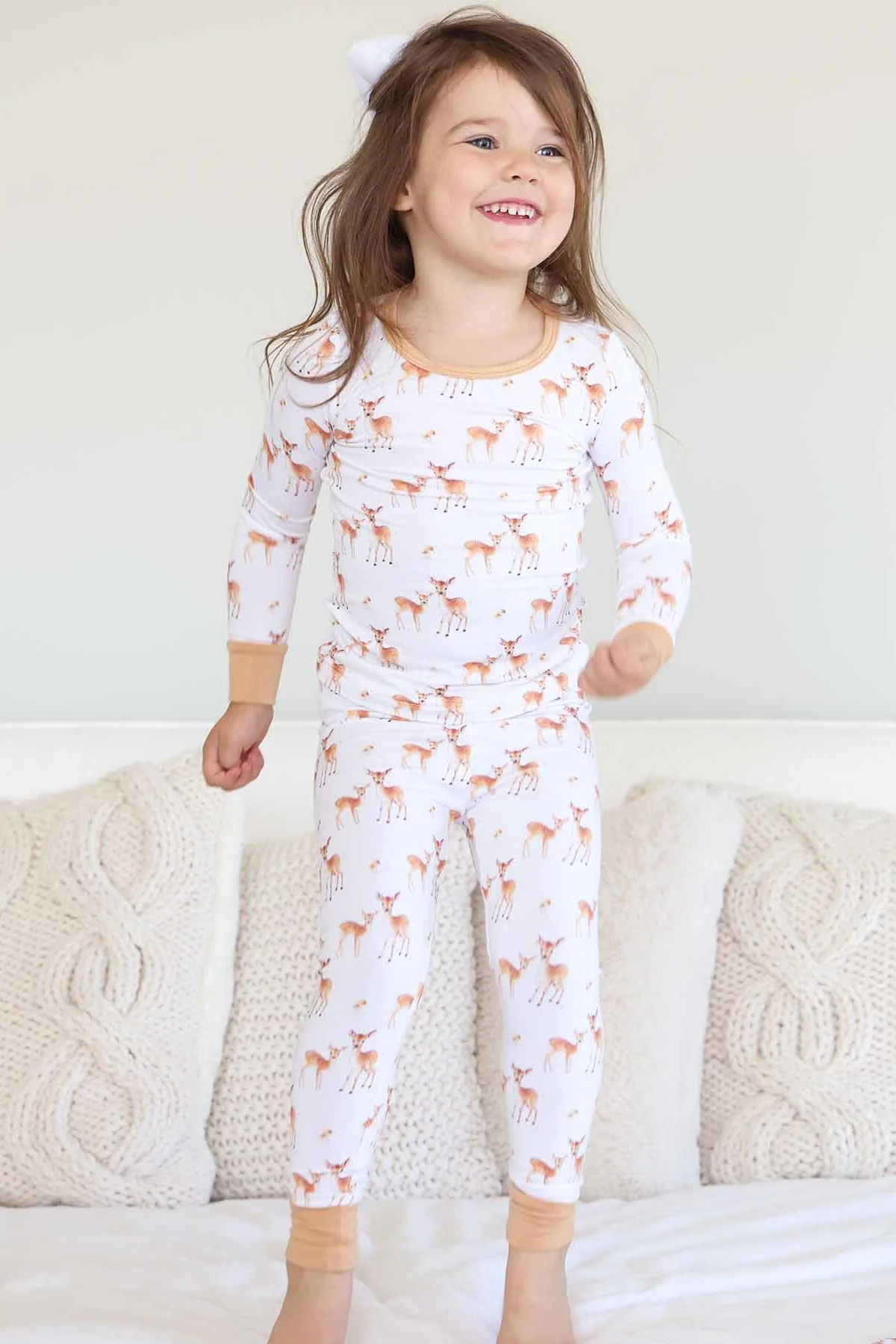 Friendly Fawns Two Piece Pajama Set - Image 5