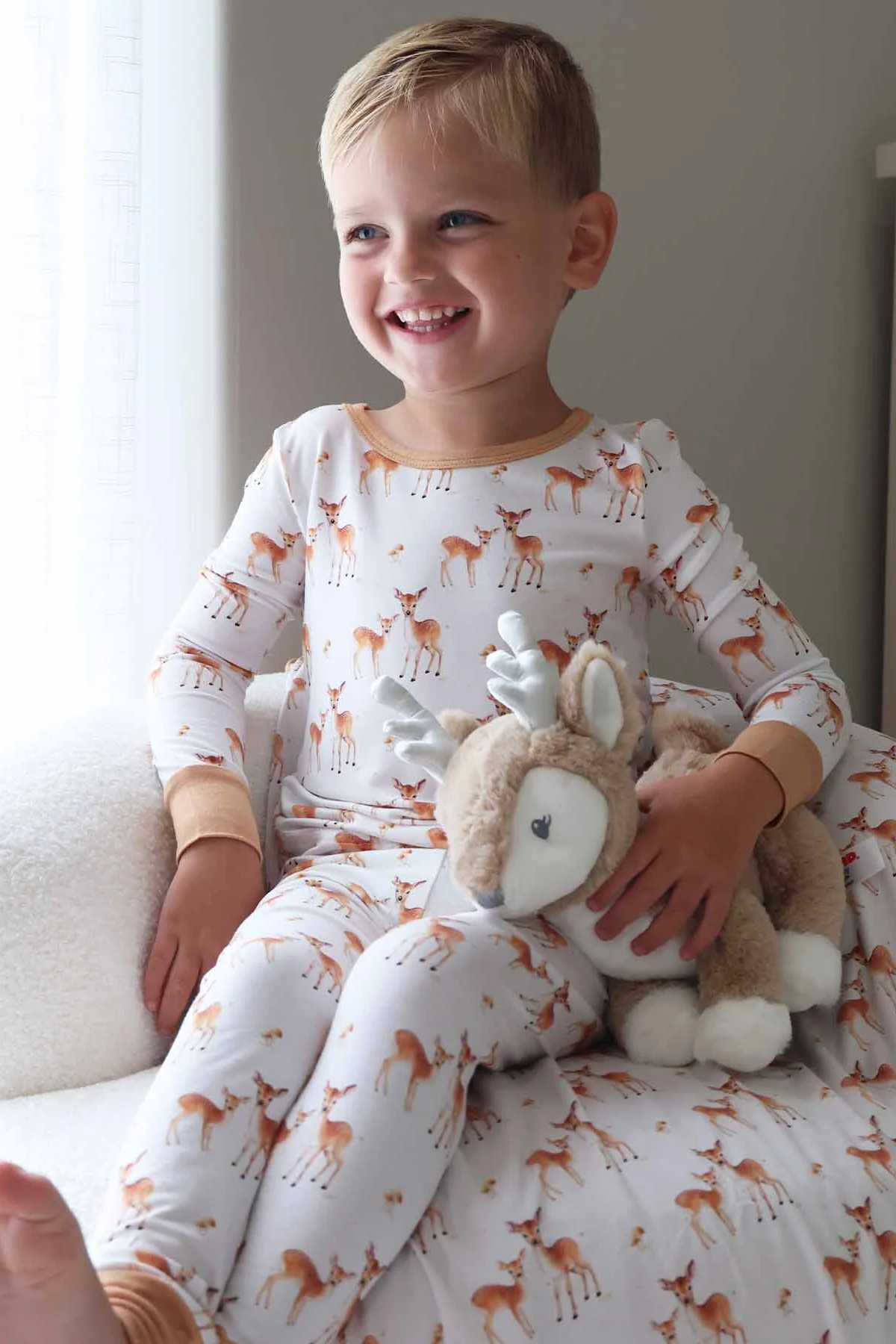 Friendly Fawns Two Piece Pajama Set - Image 7