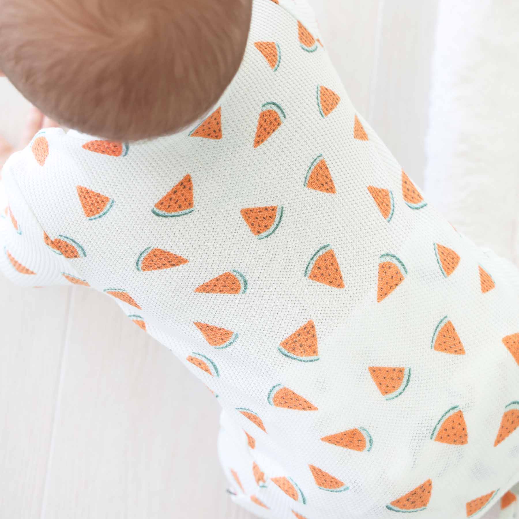 Slice, Slice Baby Bamboo Waffle Zipper Footie - Image 3