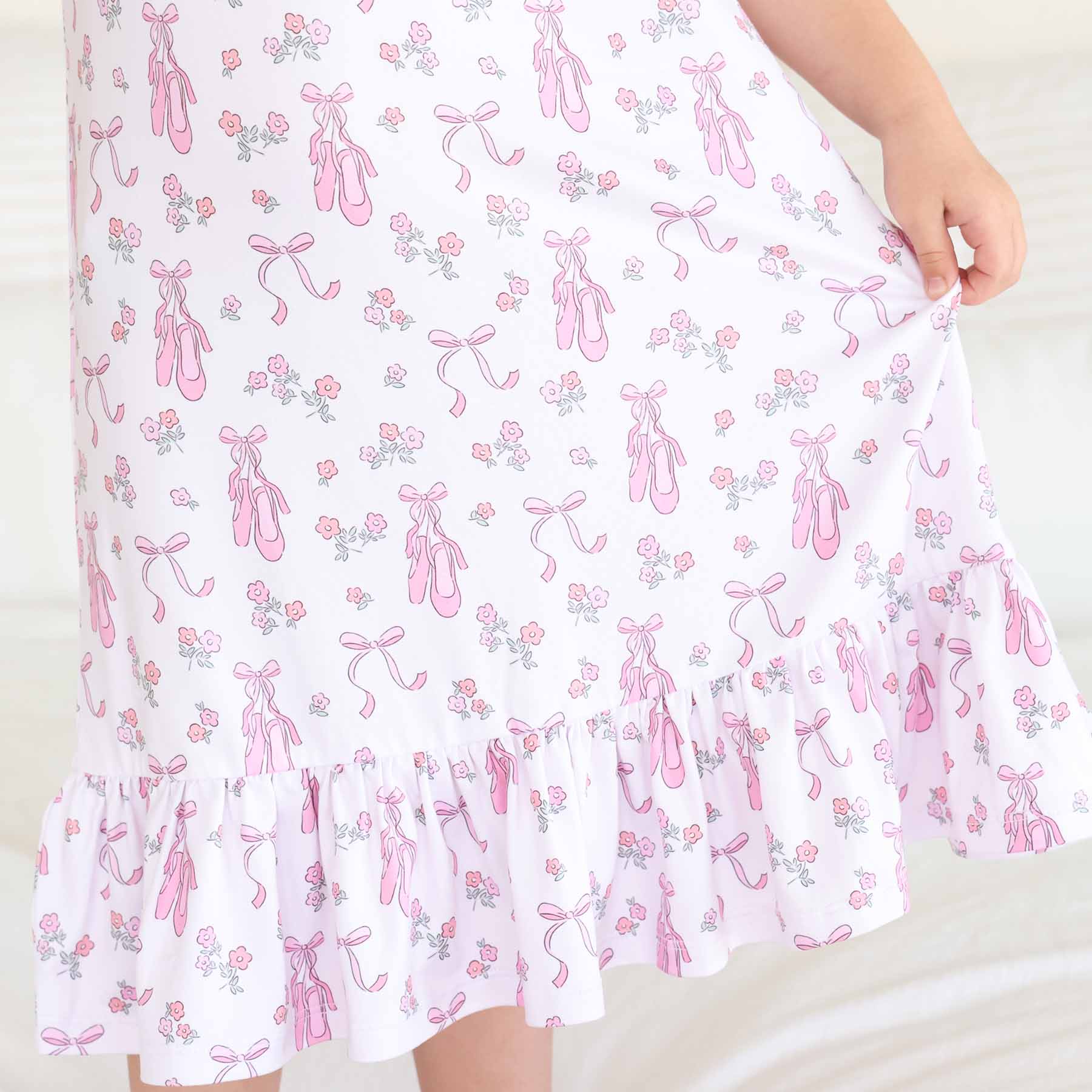Full Length Ruffle Nightgown | Ballet Dreams - Image 11