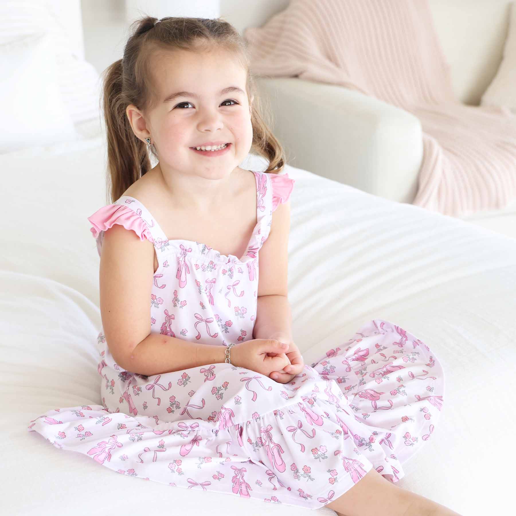 Full Length Ruffle Nightgown | Ballet Dreams - Image 12