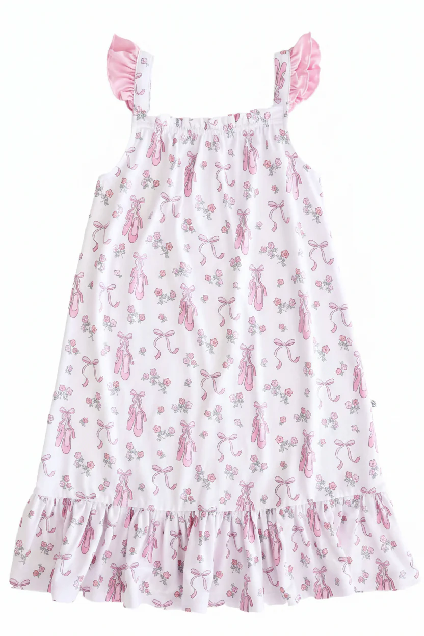 Full Length Ruffle Nightgown | Ballet Dreams - Image 2