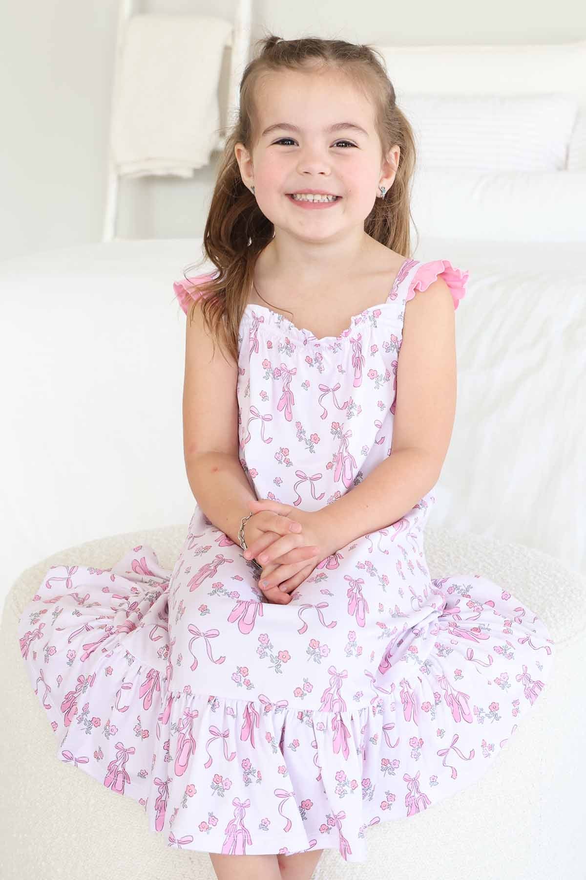 Full Length Ruffle Nightgown | Ballet Dreams - Image 3