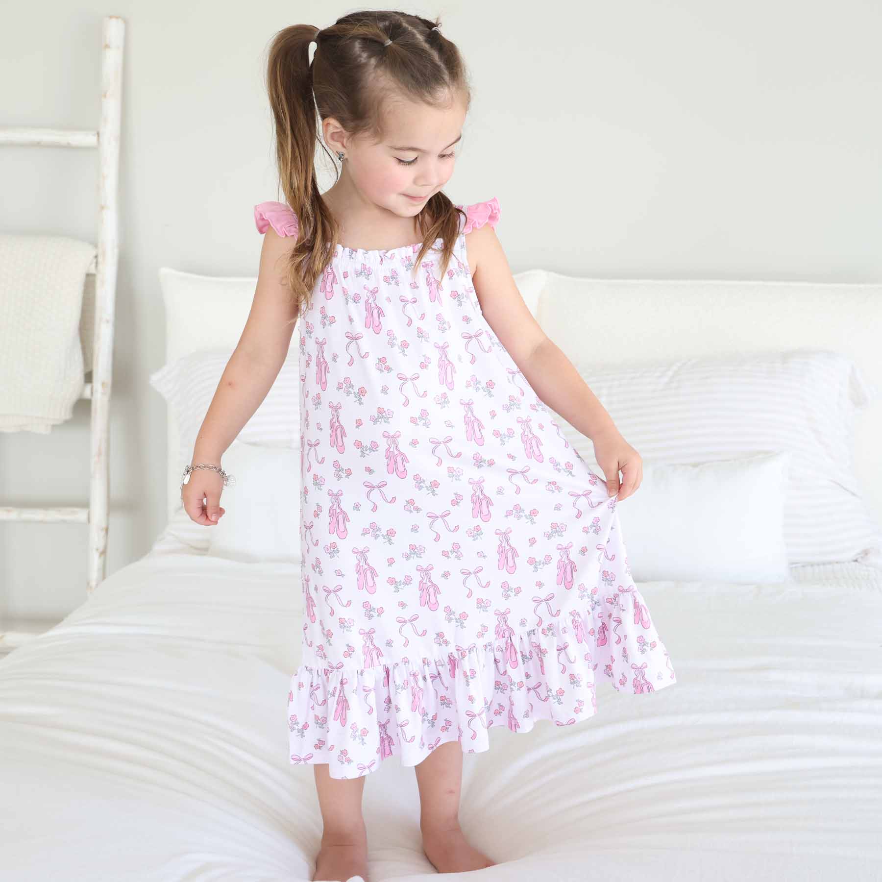 Full Length Ruffle Nightgown | Ballet Dreams - Image 8